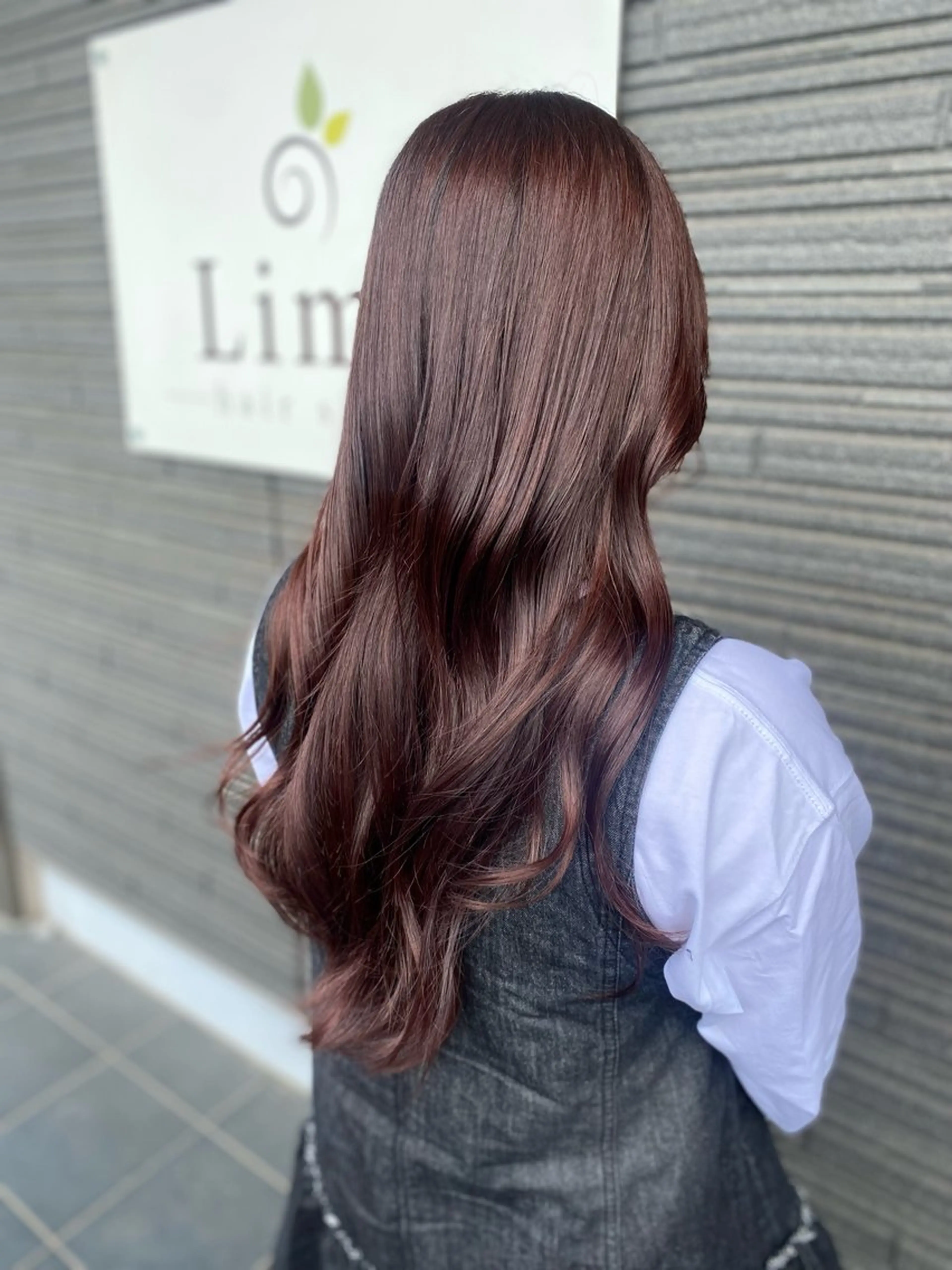 ロング ヘアカラー トリートメント 美容室Limb所属・髪質改善/縮毛/小林 水葵のヘアスタイル