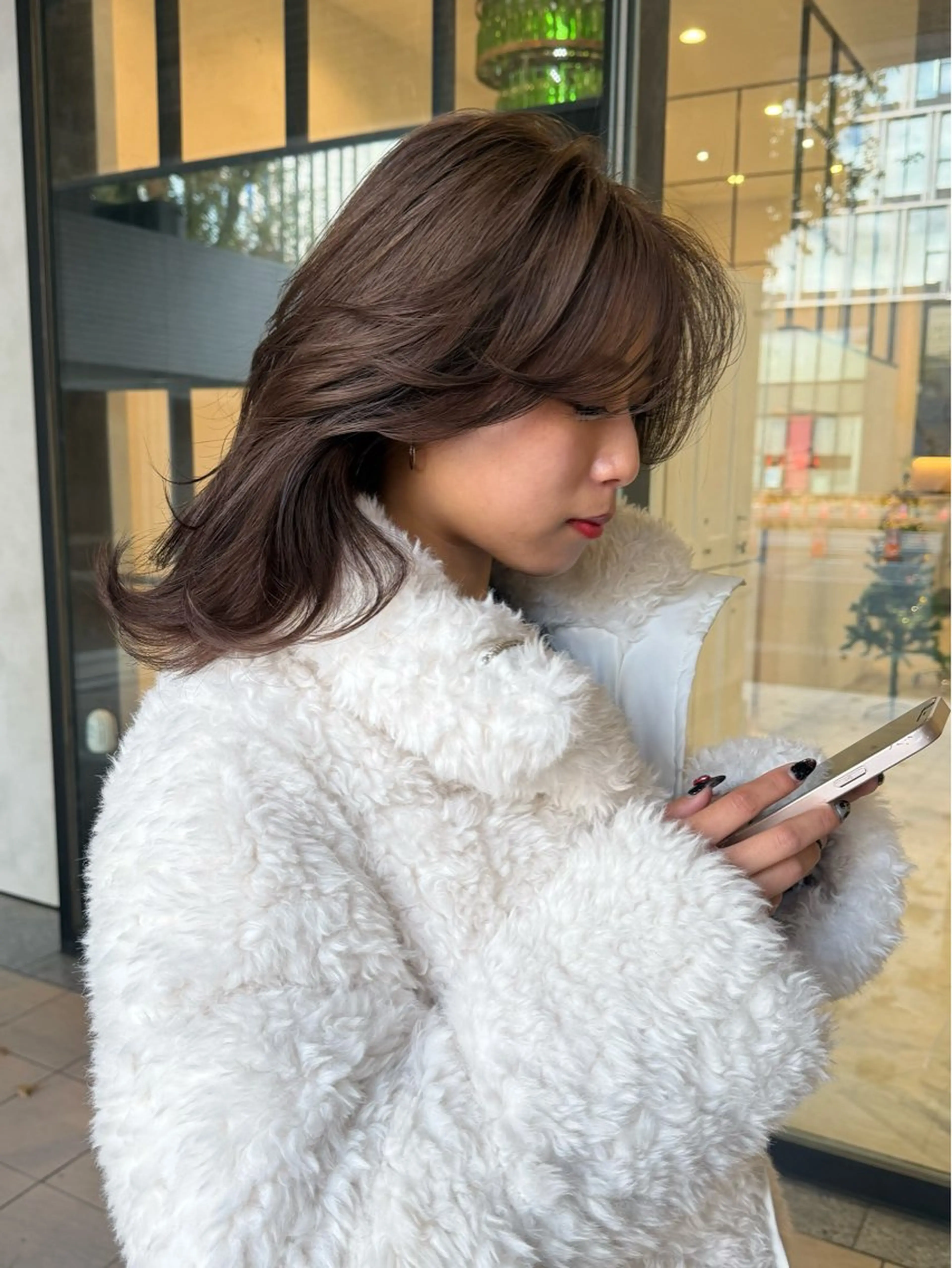 セミロング ハイレイヤー レイヤーカット カット トリートメント 盛れるカットカラー DEAN豊橋店のヘアスタイル