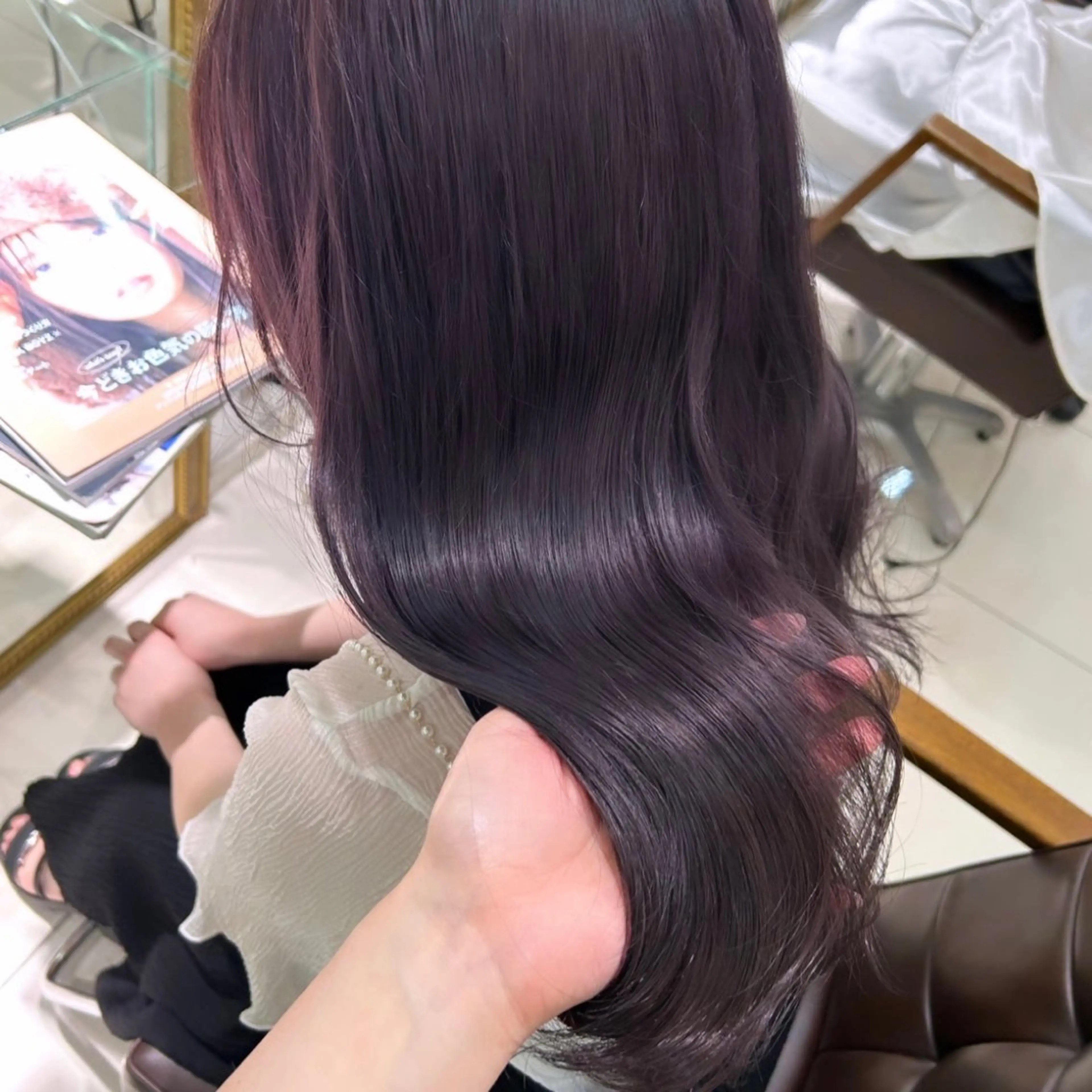 ロング カラー 透明感カラー 古山 結季🌙🖤のヘアスタイル