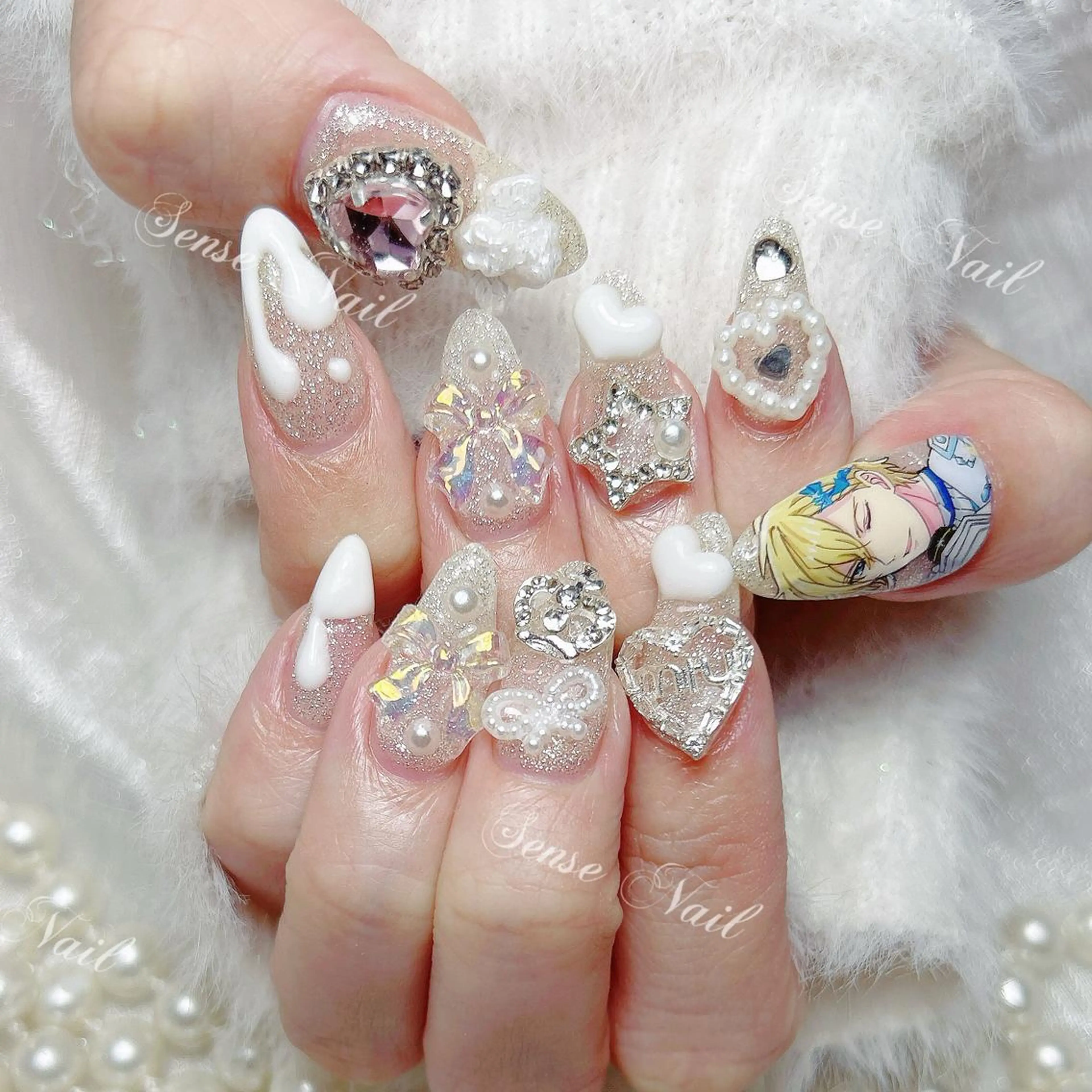 ネイル ハンドネイル Queening 🦋のネイルデザイン