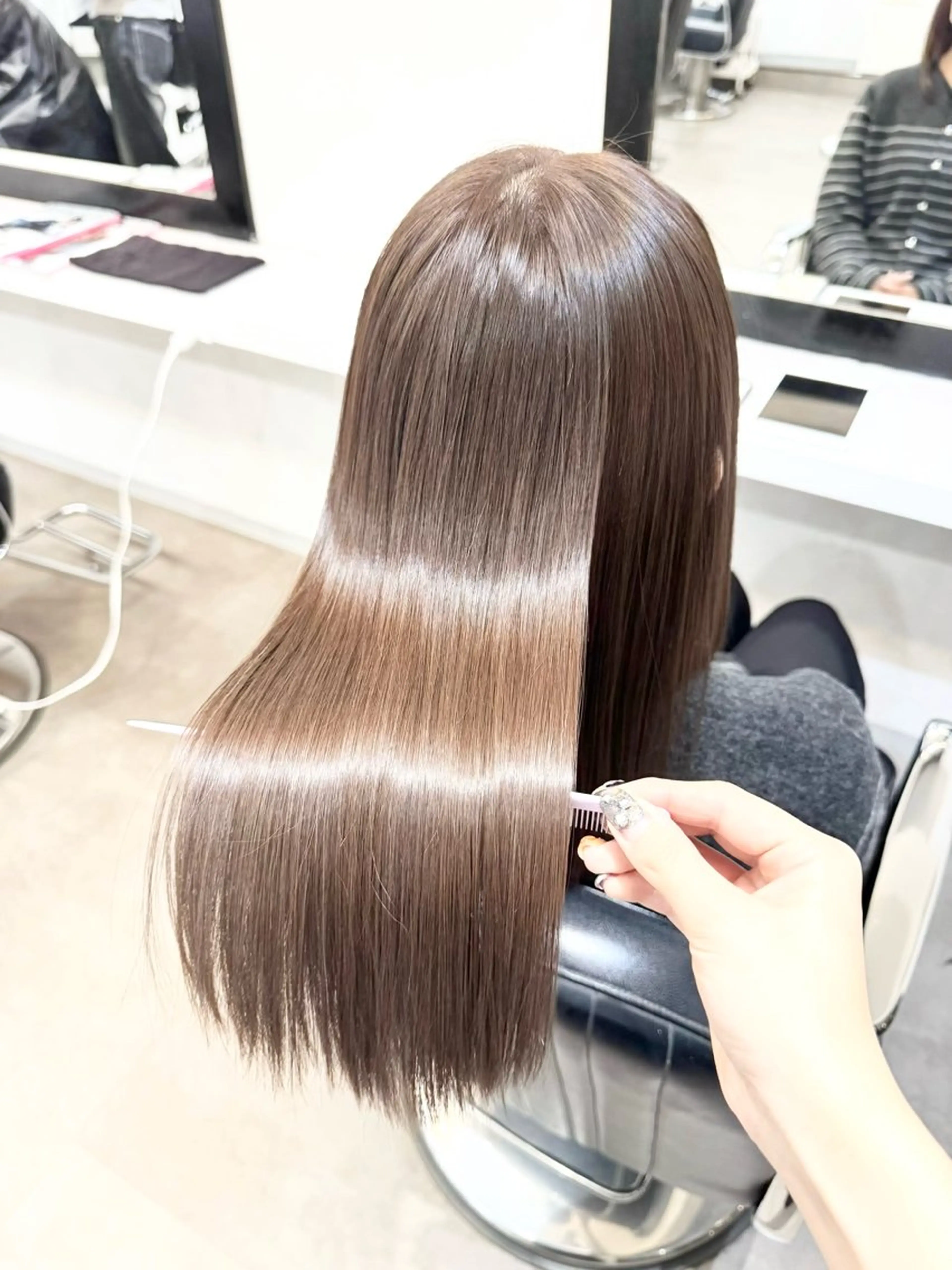 セミロング カット ヘアカラー トリートメント 名古屋/髪質改善/ アヤカのヘアスタイル