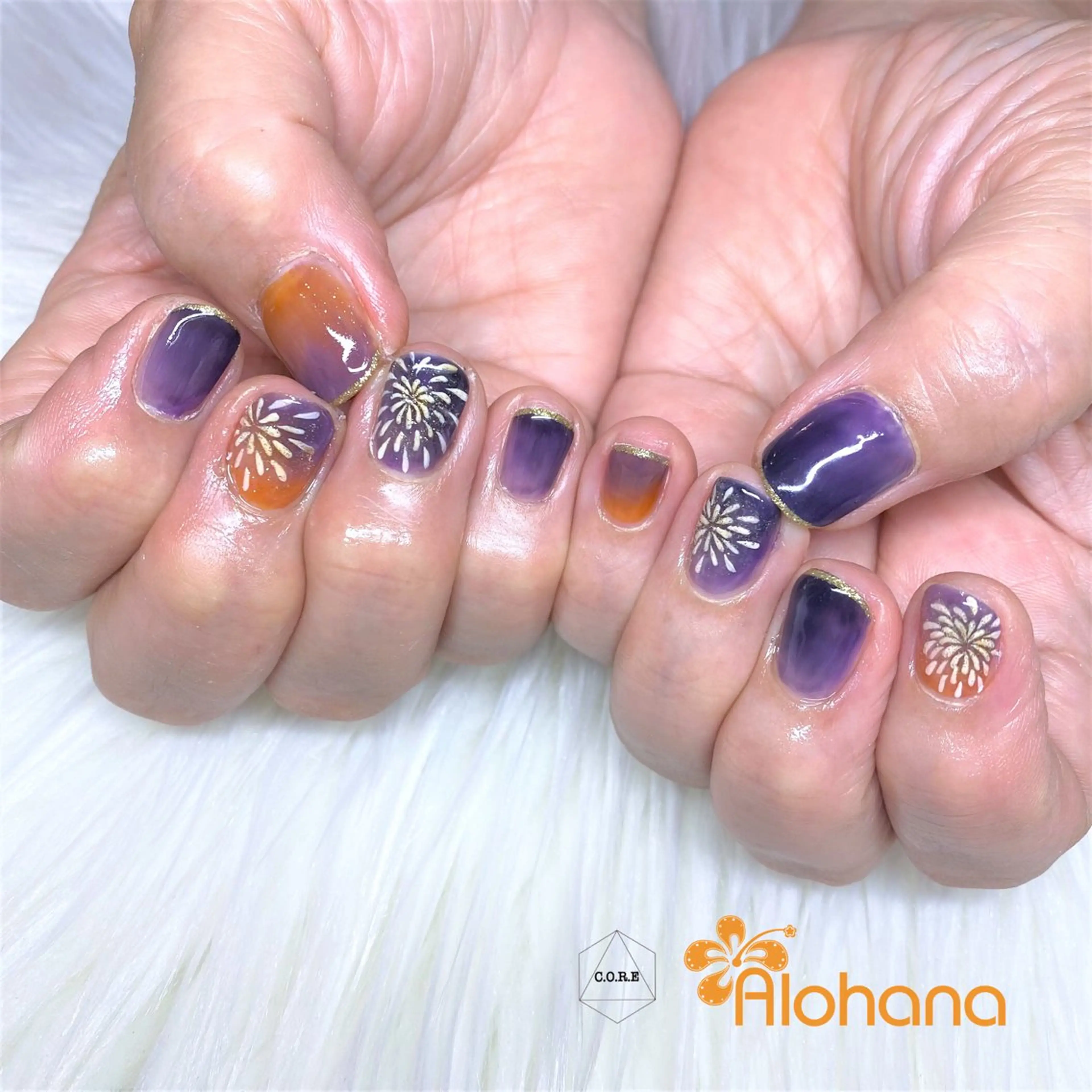 ネイル ハンドネイル Alohana Minaのネイルデザイン