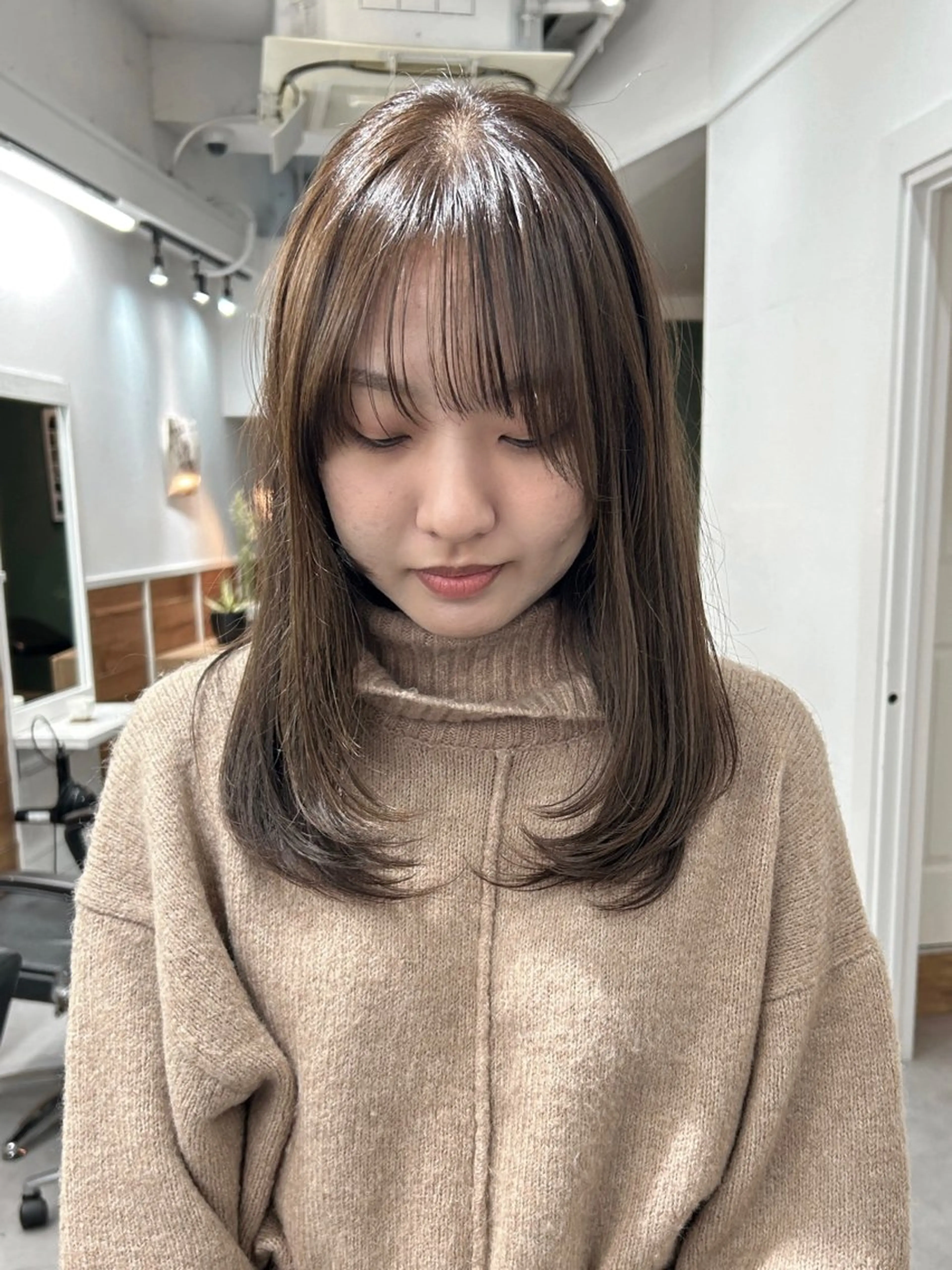 ロング カラー レイヤーボブ/ 艶カラー/サナ🌼のヘアスタイル