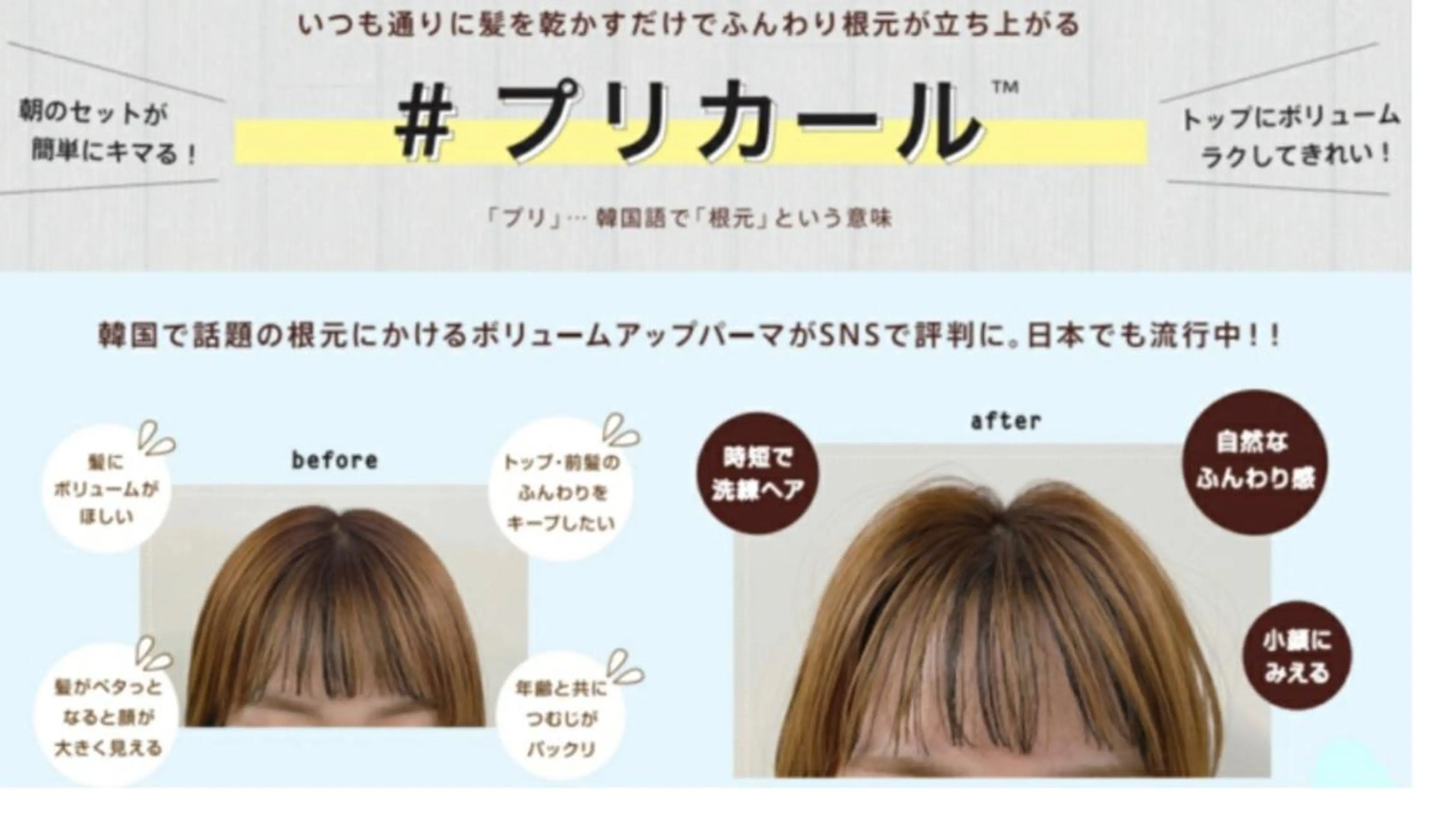 プリカール（根本パーマ）【条件あり対象者のみ】の写真