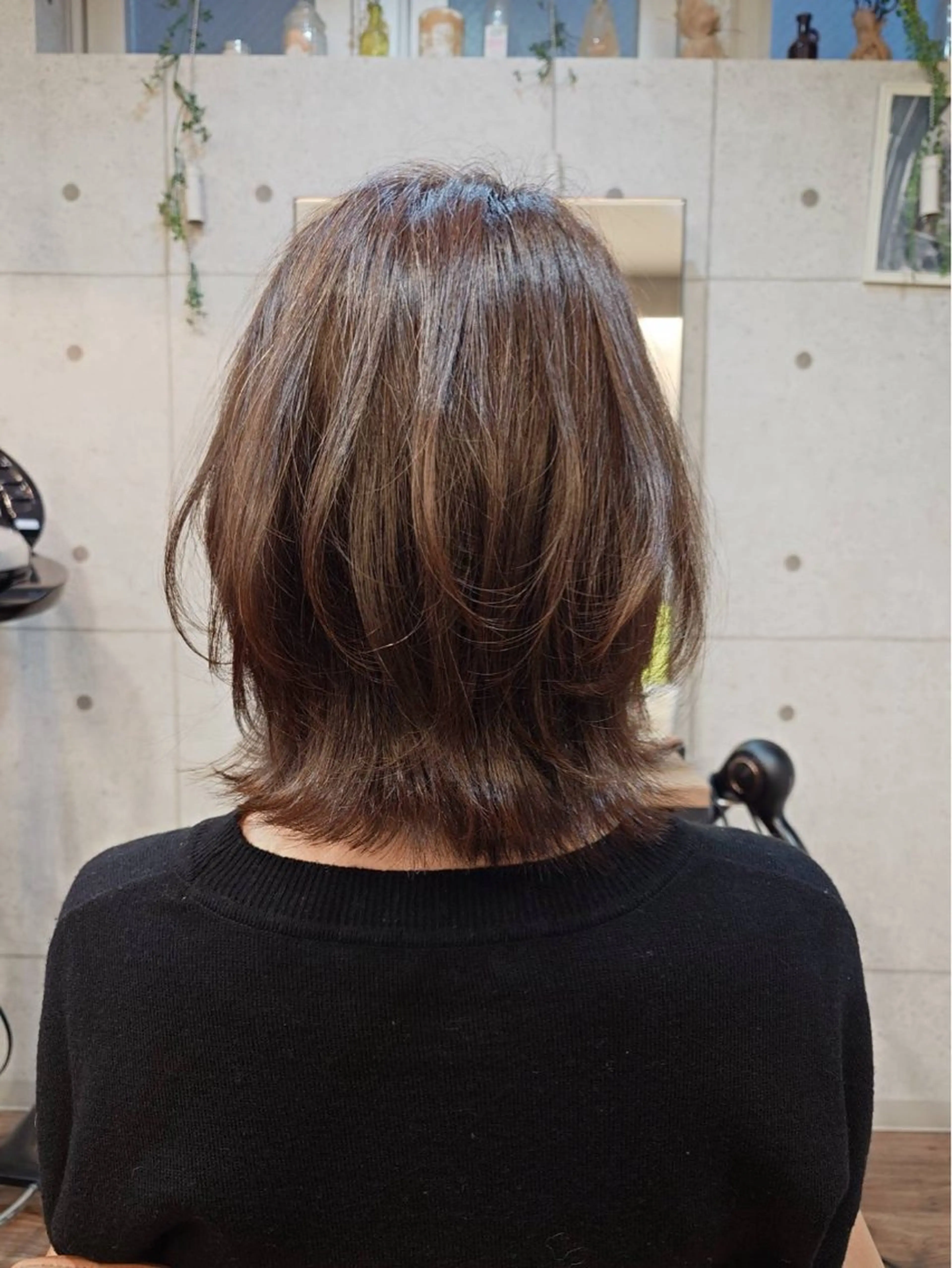 ミディアム mio .mu-se 藤ヶ丘のヘアスタイル