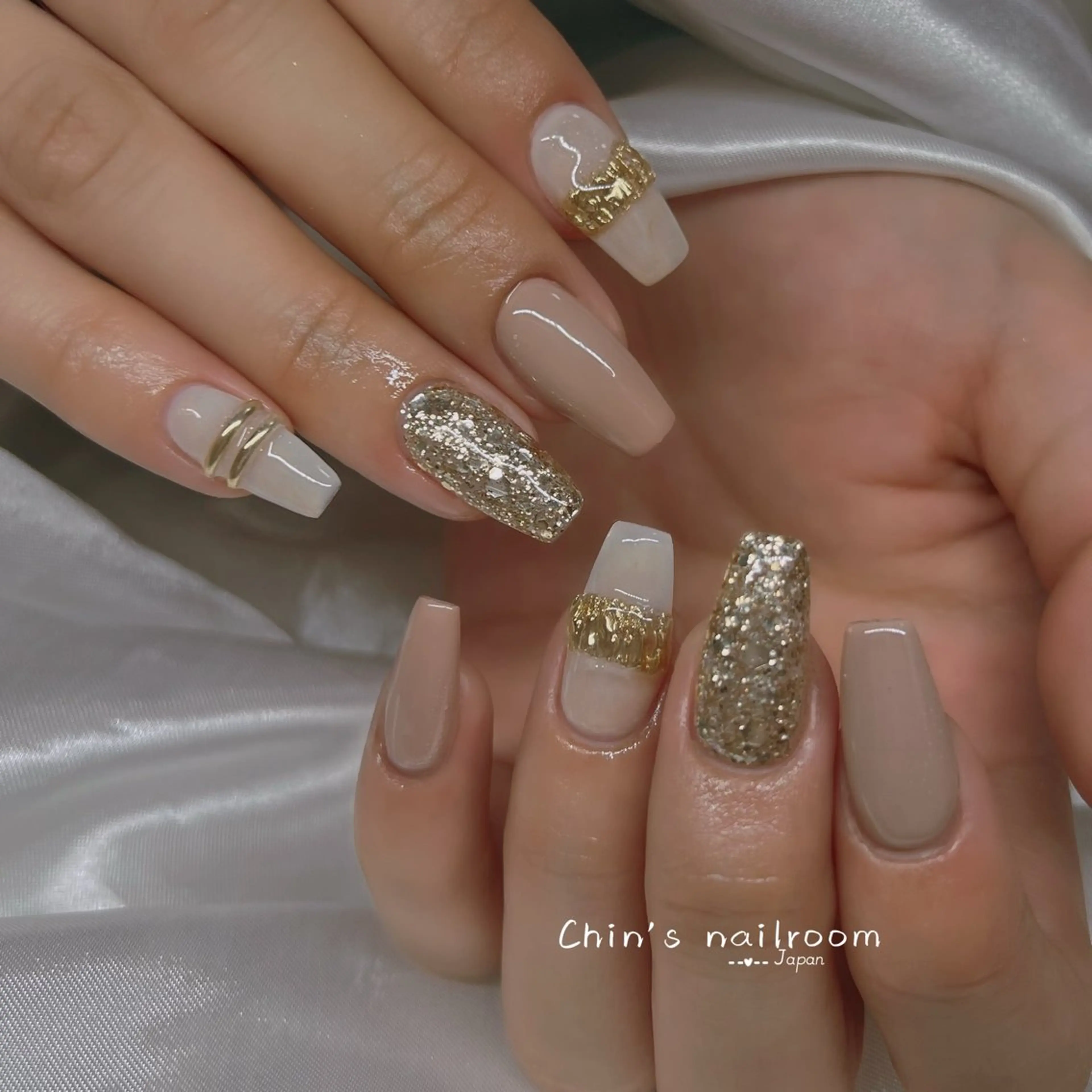 ネイル 韓国ネイル ワンホンネイル Kawaii ChibaNailのネイルデザイン