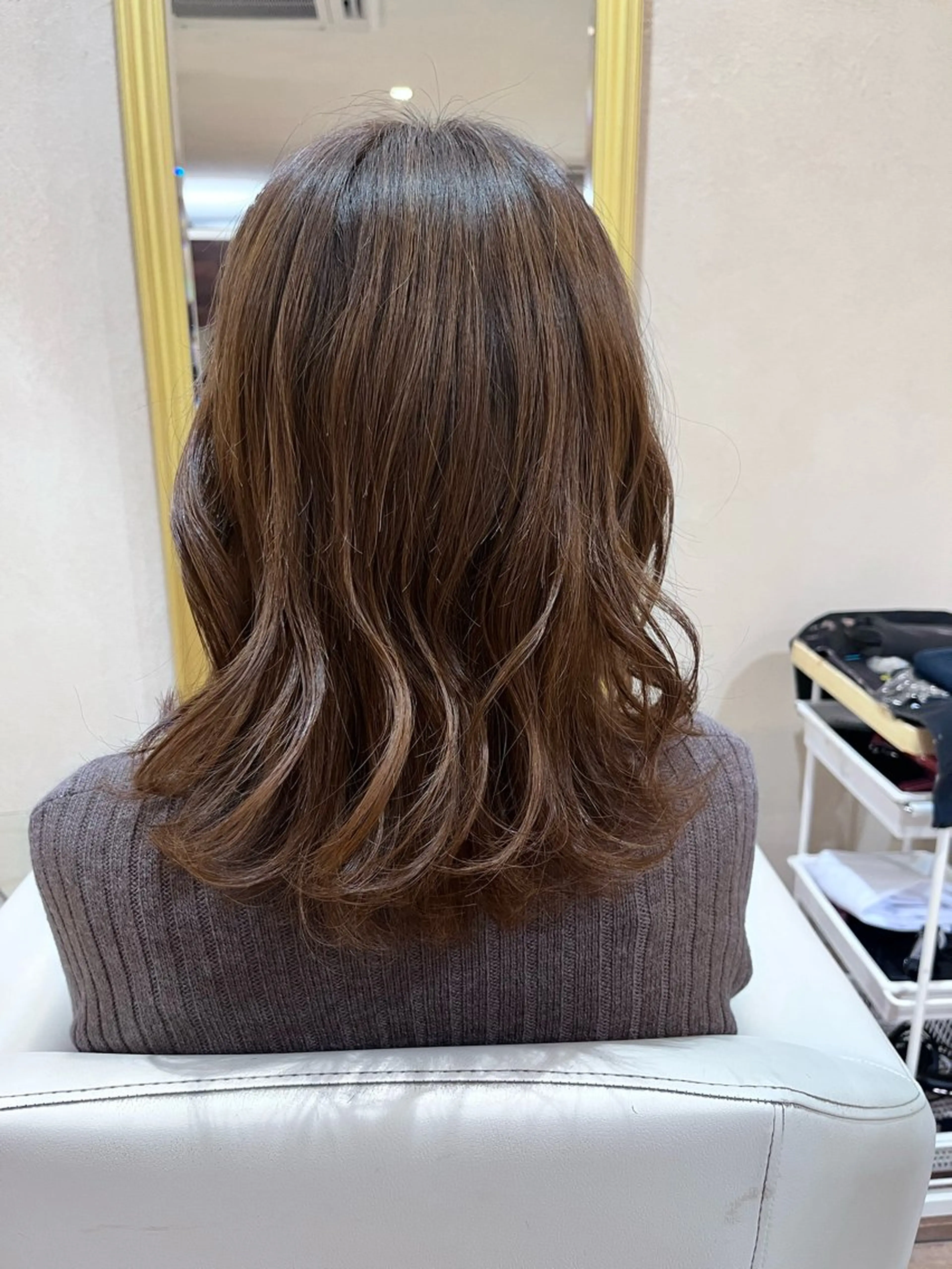 ミディアム レイヤーカット 🦋ヘアセット募集中 ￤ナナカ🦋のヘアスタイル