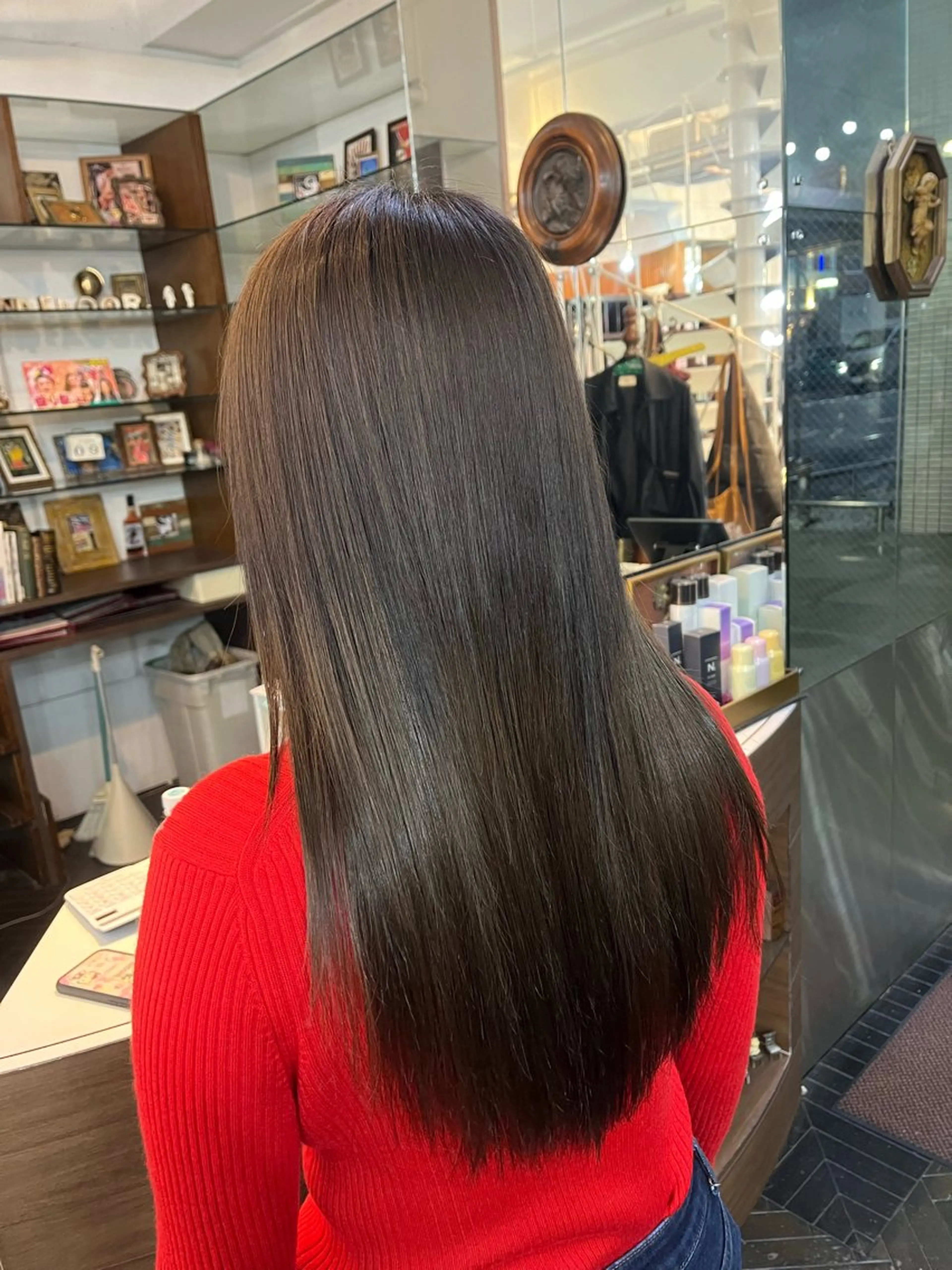 ロング ヘアカラー ミホ/ ブリーチ/コーンロウのヘアスタイル