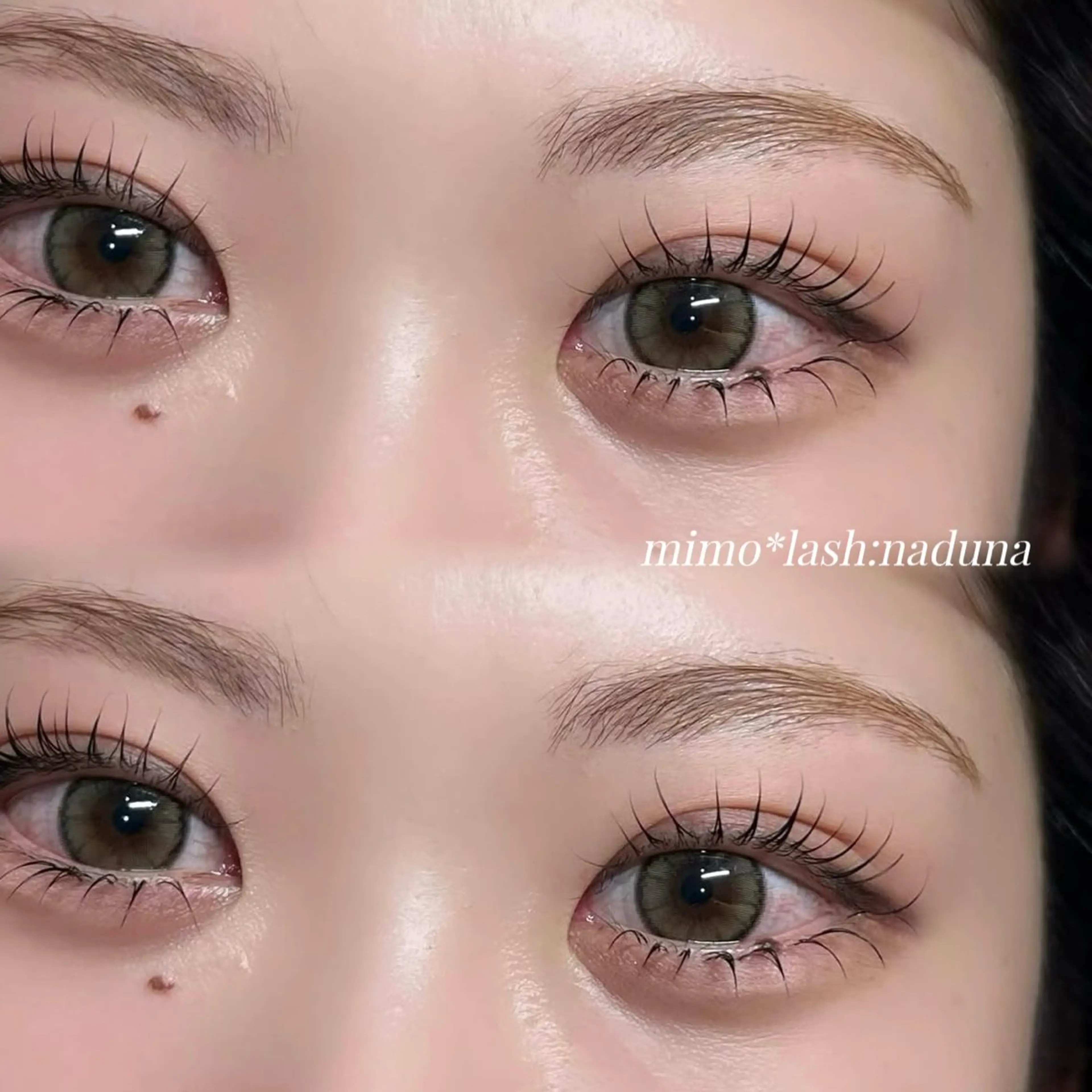 下マツエク20本の写真