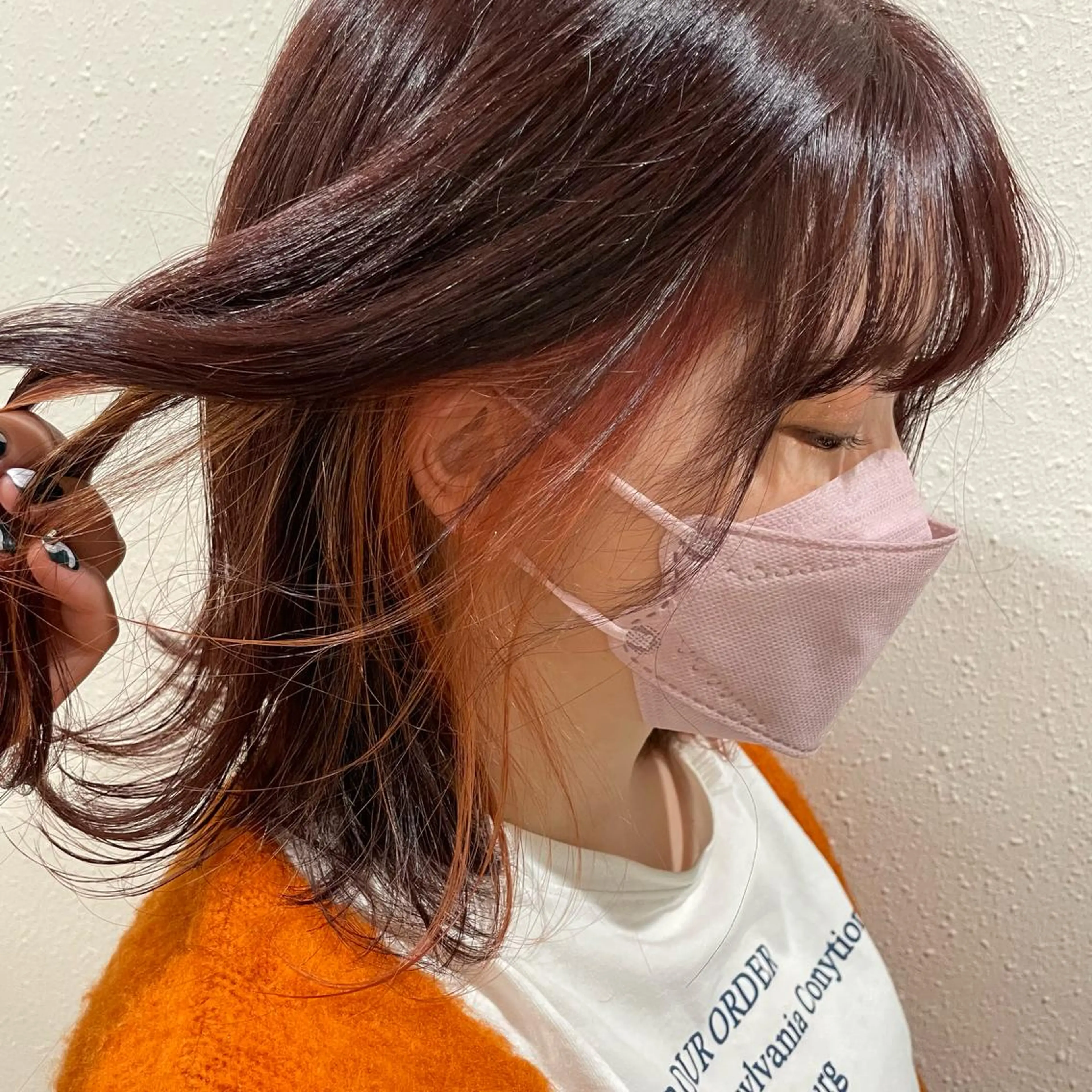 カラー 韓国𝐻𝑎𝑖𝑟 🇰🇷🖤ハラのヘアスタイル