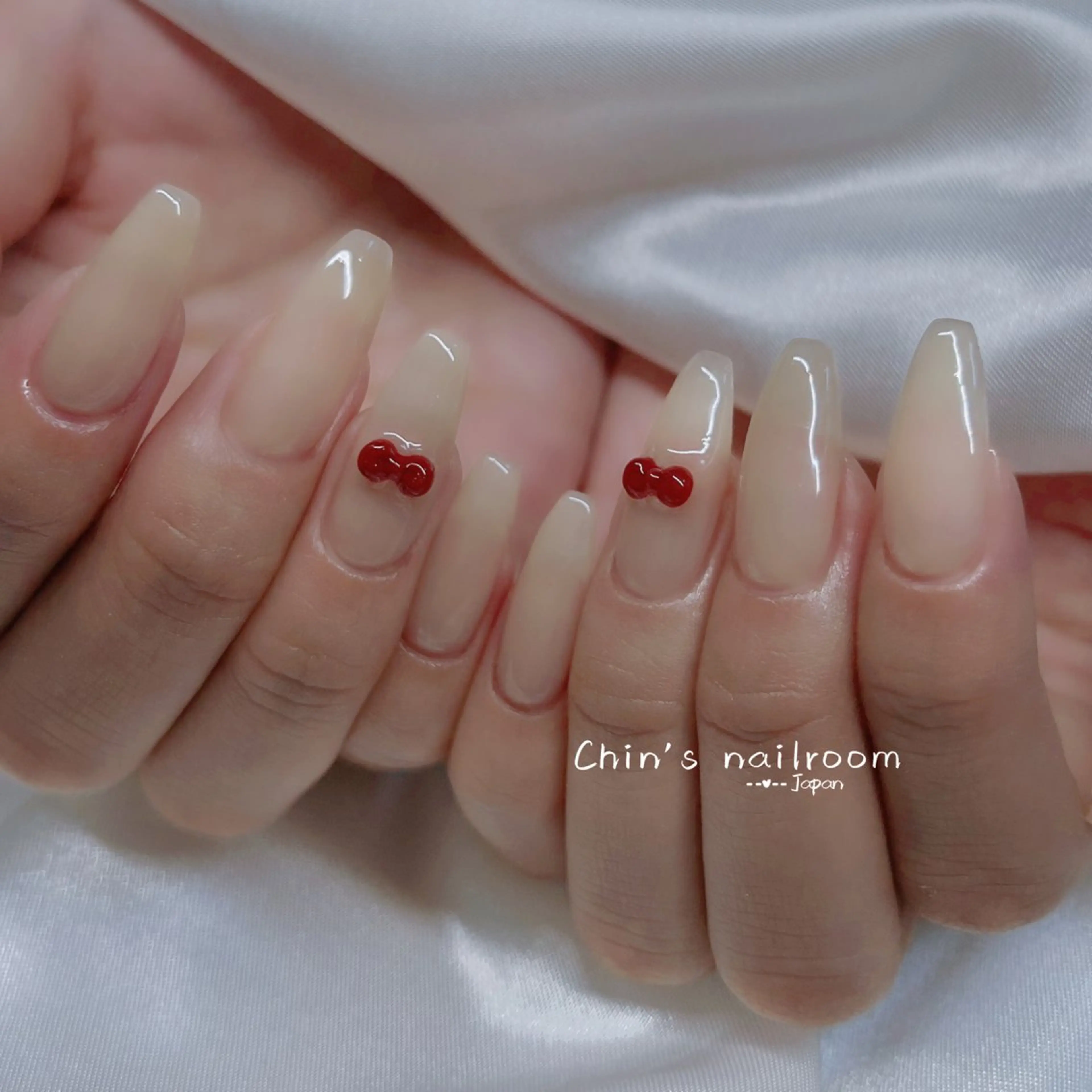 ネイル 韓国ネイル ワンホンネイル Kawaii ChibaNailのネイルデザイン