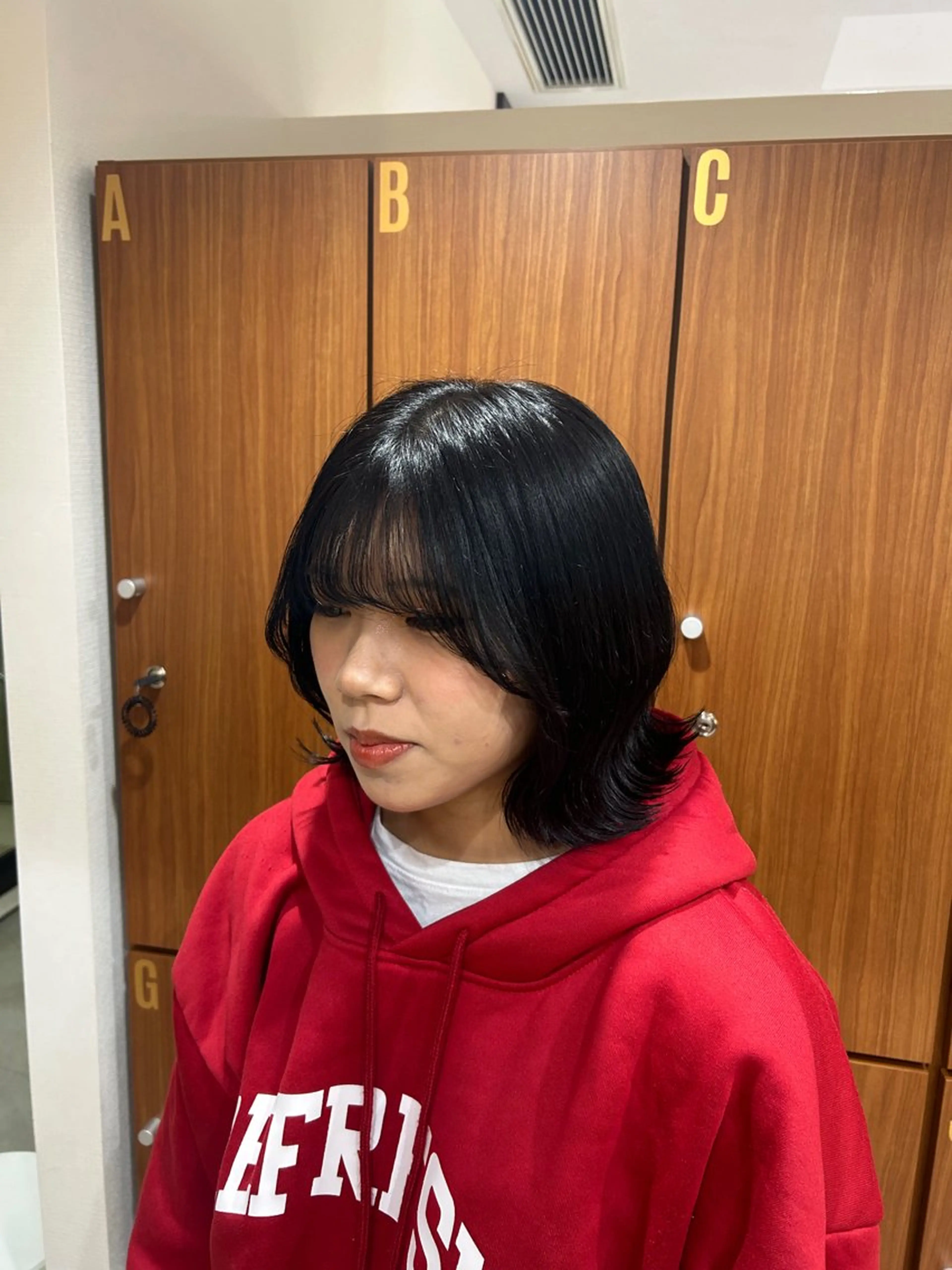 ショート カラー ボブ くびれヘア ヘアカラー 坂本奈都美 🎀のヘアスタイル