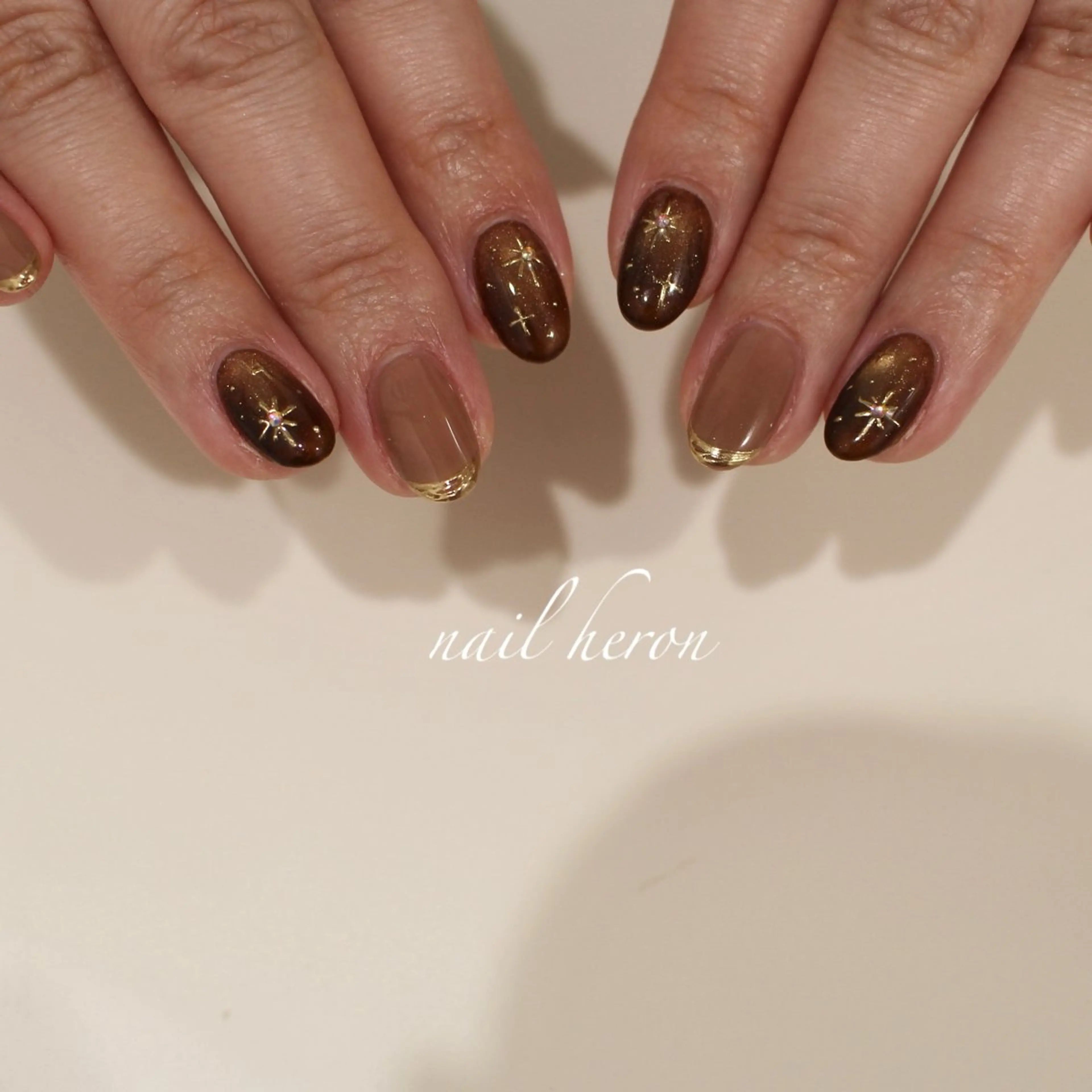 ネイル ハンドネイル saki_ nail heronのネイルデザイン