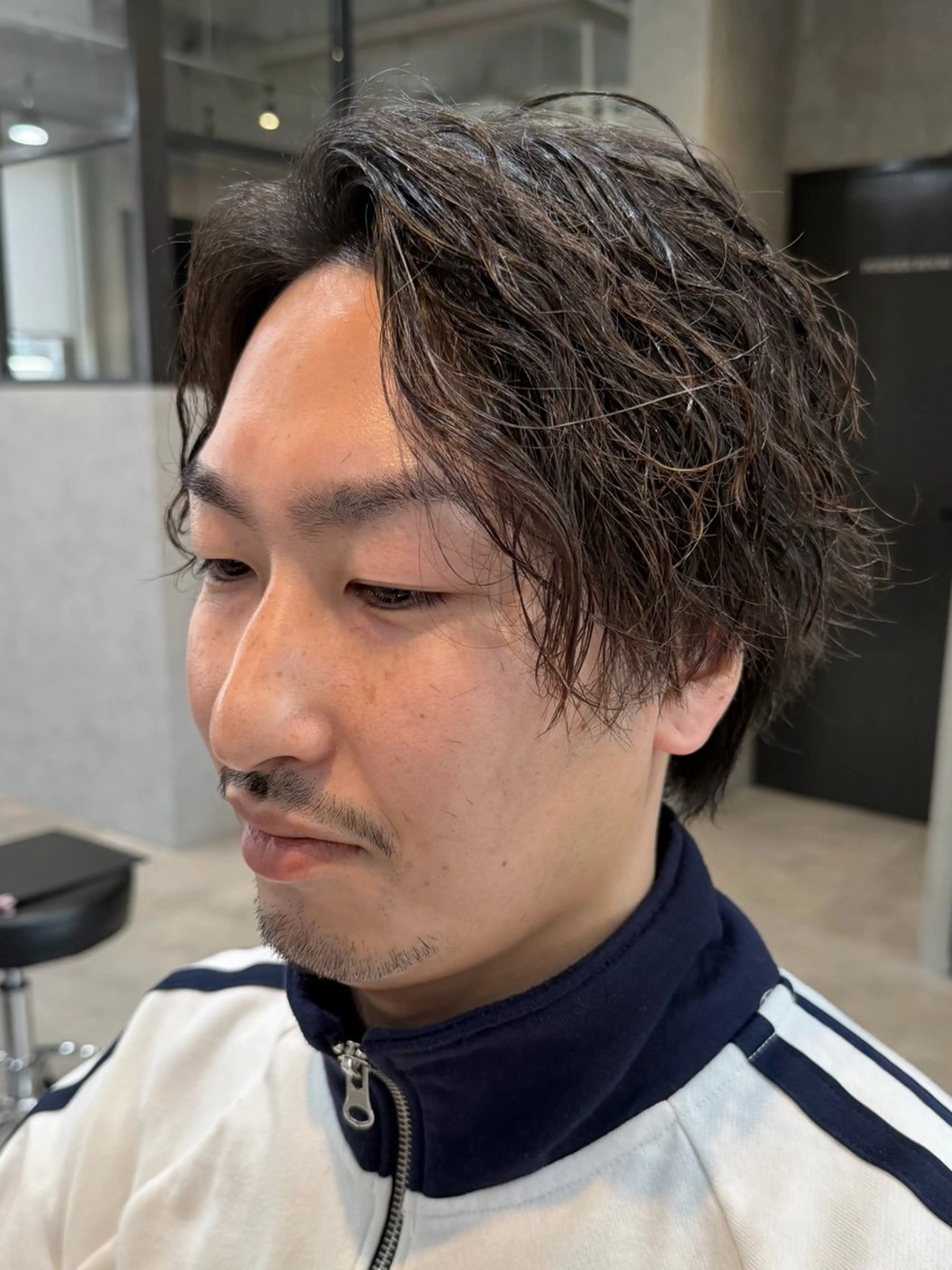 パーマ メンズ メンズパーマ ツイストスパイラルパーマ スパイラルパーマ カット パーマ 大阪/豊中/ メンズパーマ/ちぇるのヘアスタイル