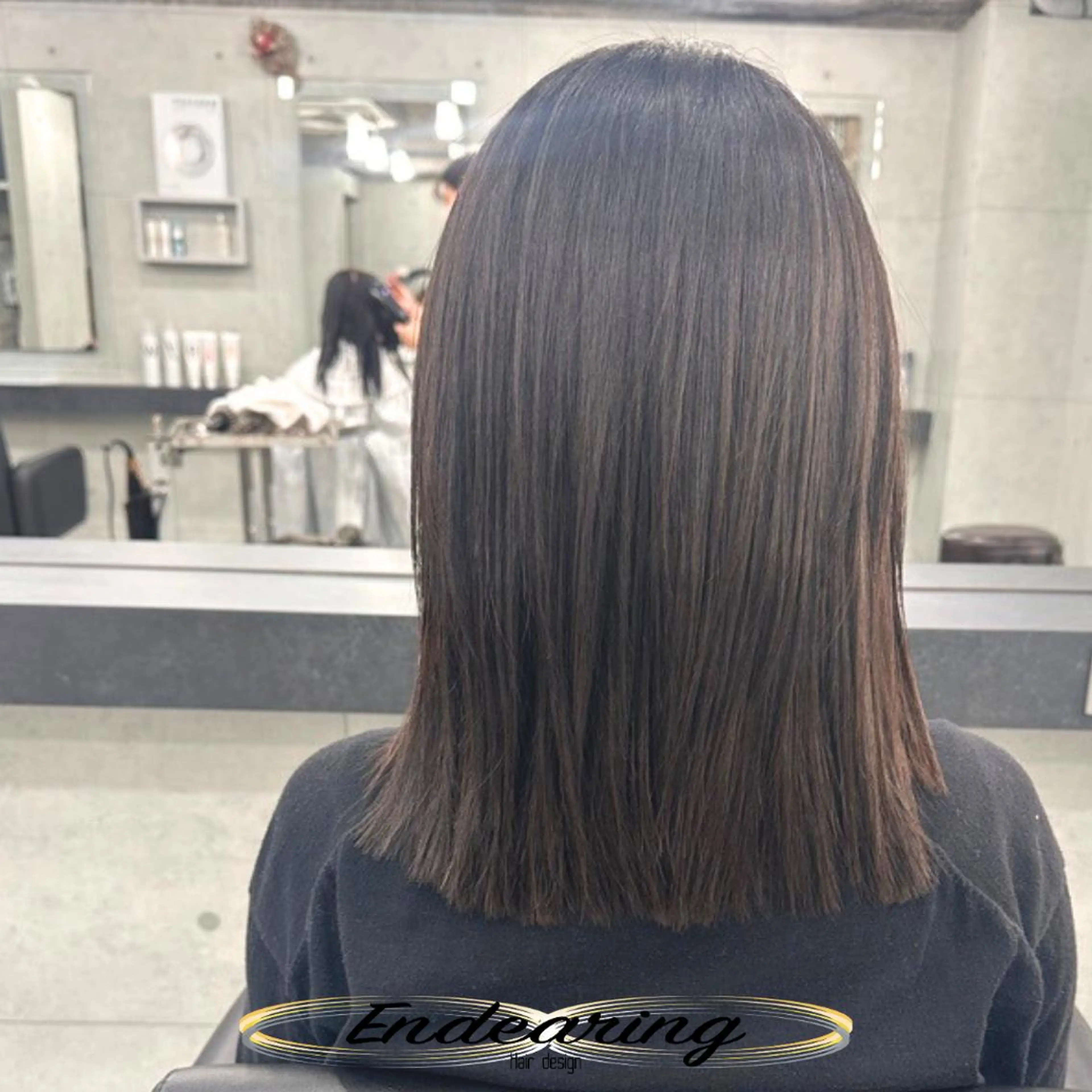 カラー 透明感カラー カット ヘアカラー Endearing 銀座/レイヤーカットのヘアスタイル