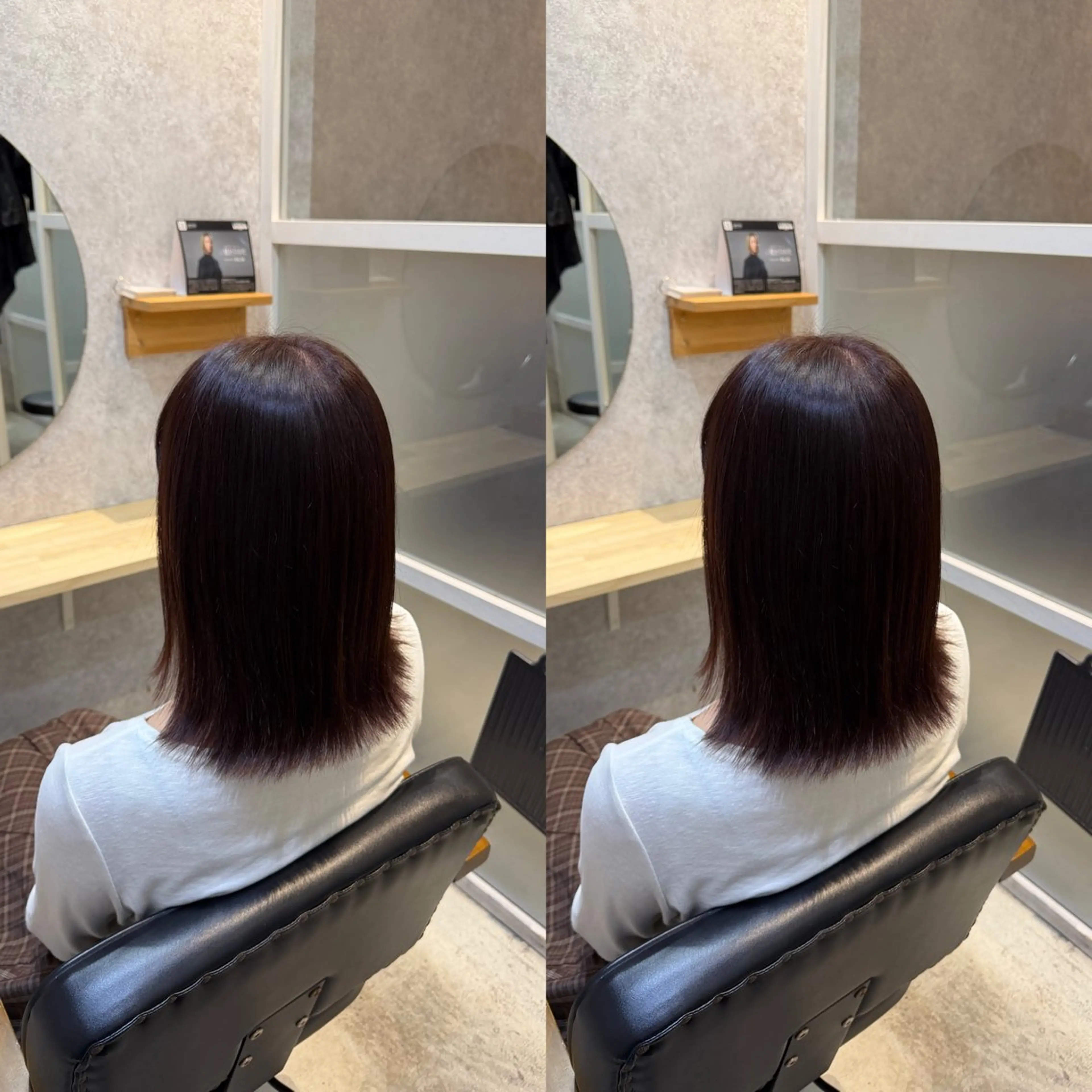 ミディアム カット ヘアカラー 全席個室美容室 DEFI上野 髪質改善&トリートメント所属・ほの かのヘアスタイル