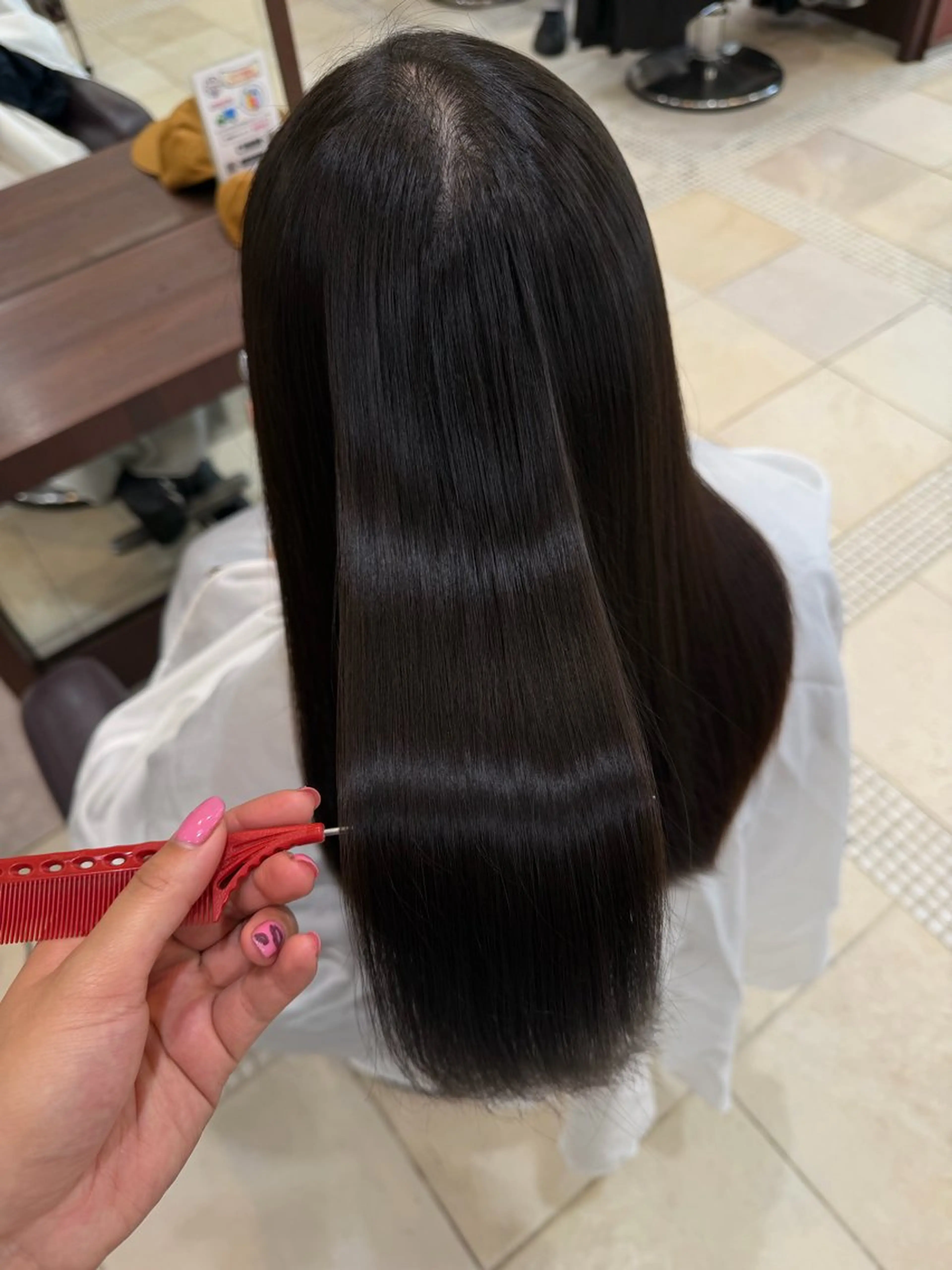 ロング トリートメント トリートメント 築花 マリエル絵里のヘアスタイル