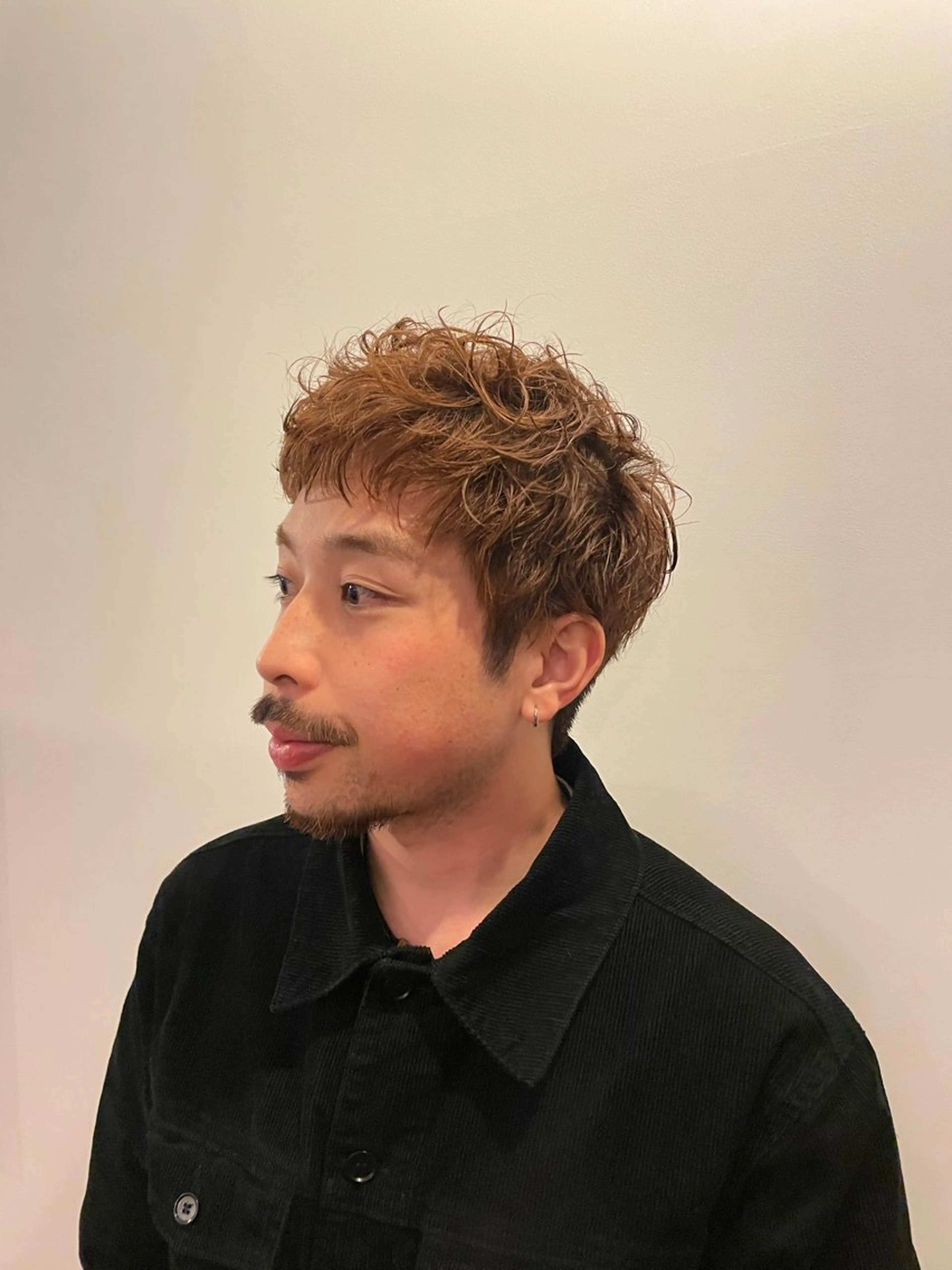 パーマ メンズ メンズパーマ メンズショート OjOmano ケンタのヘアスタイル