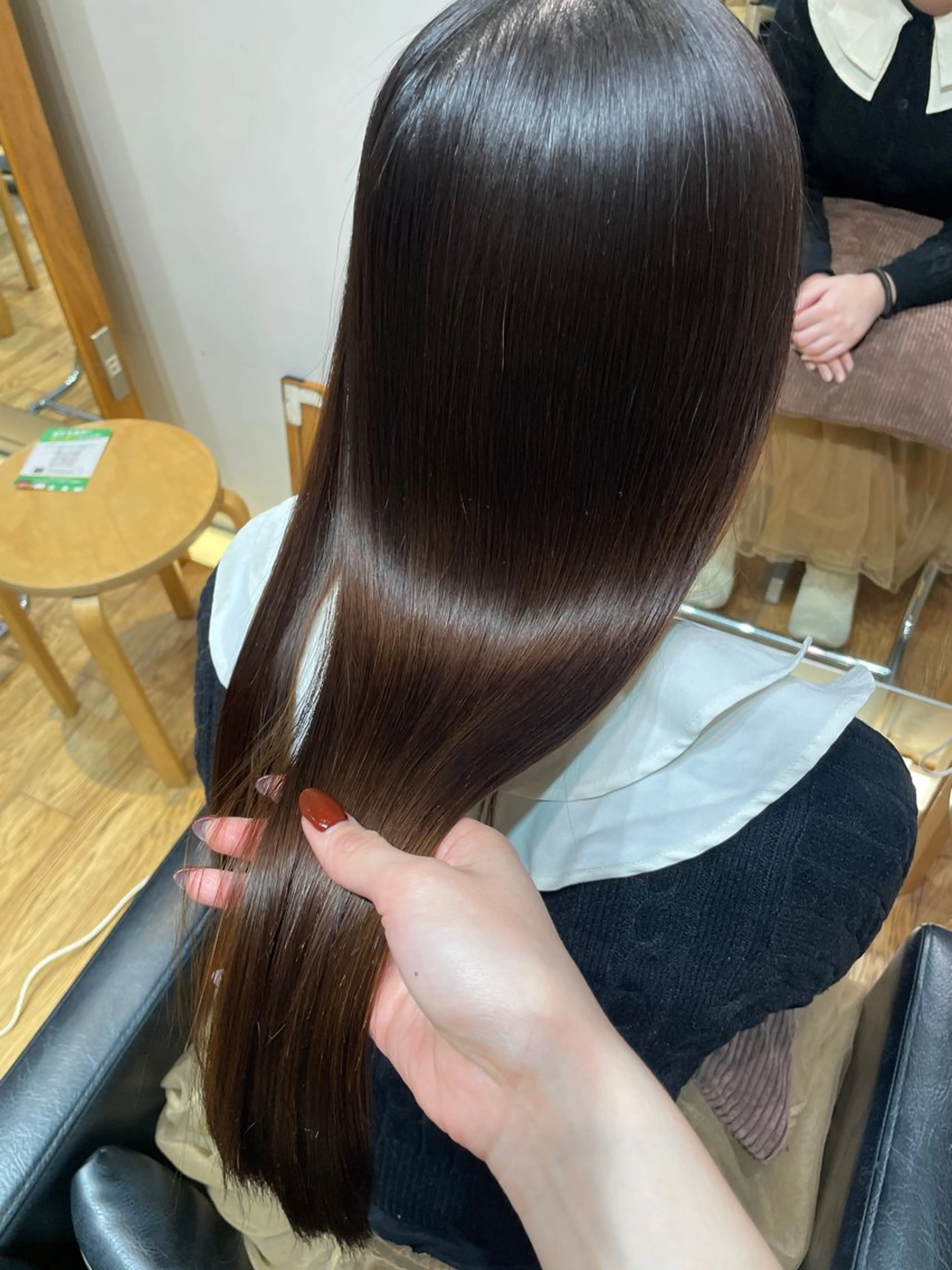 ロング パーマ カット 縮毛矯正 トリートメント 縮毛矯正/レイヤー 🌙児玉光瑠のヘアスタイル