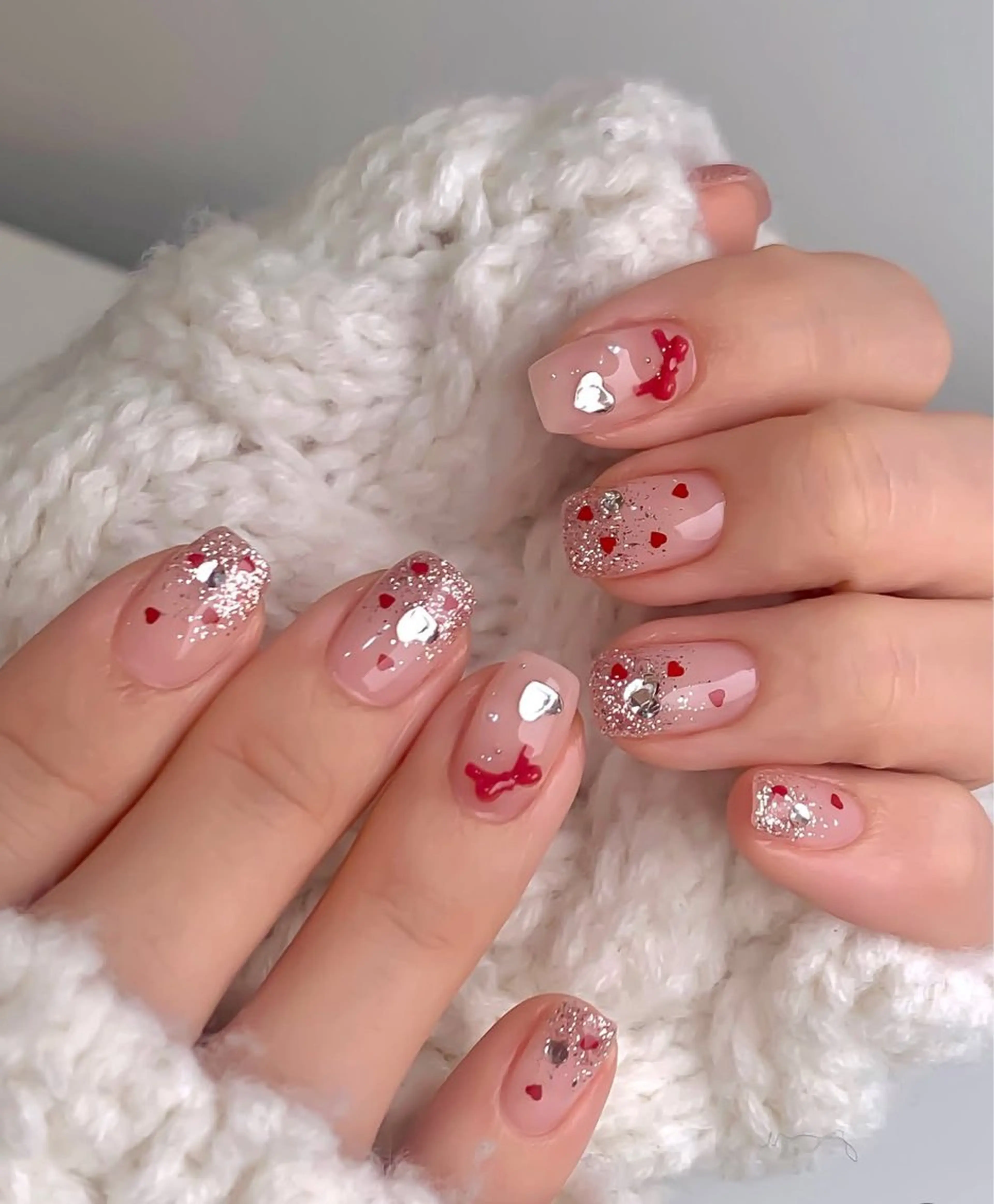 ネイル アートネイル オーロラネイル チークネイル 長さ出し フットネイル ハンドネイル Blossom nail【ブラソンネイル】所属・Blossom nail_研修のネイルデザイン