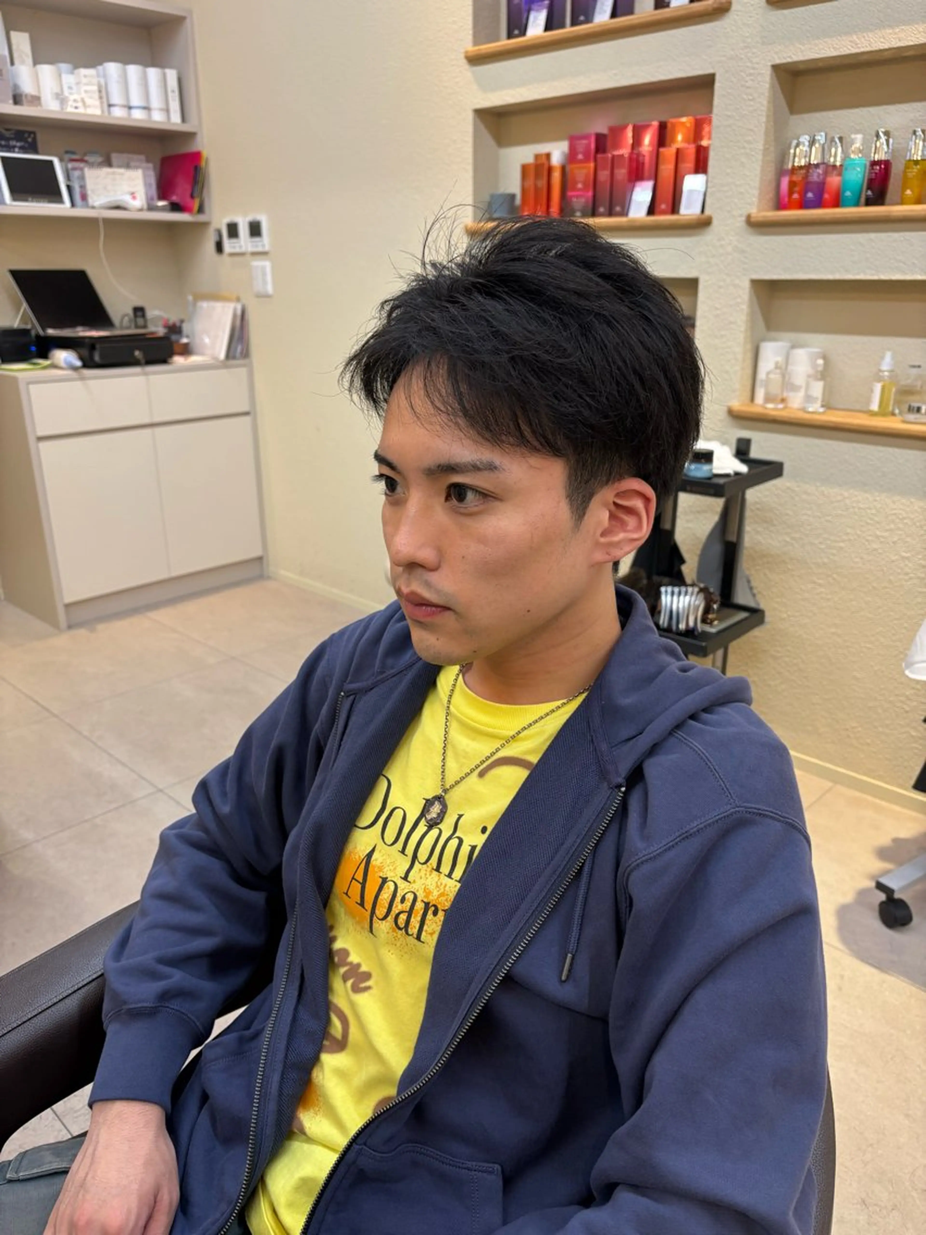 メンズ oggi西新所属・ゆい/ ショート/レイヤーのヘアスタイル