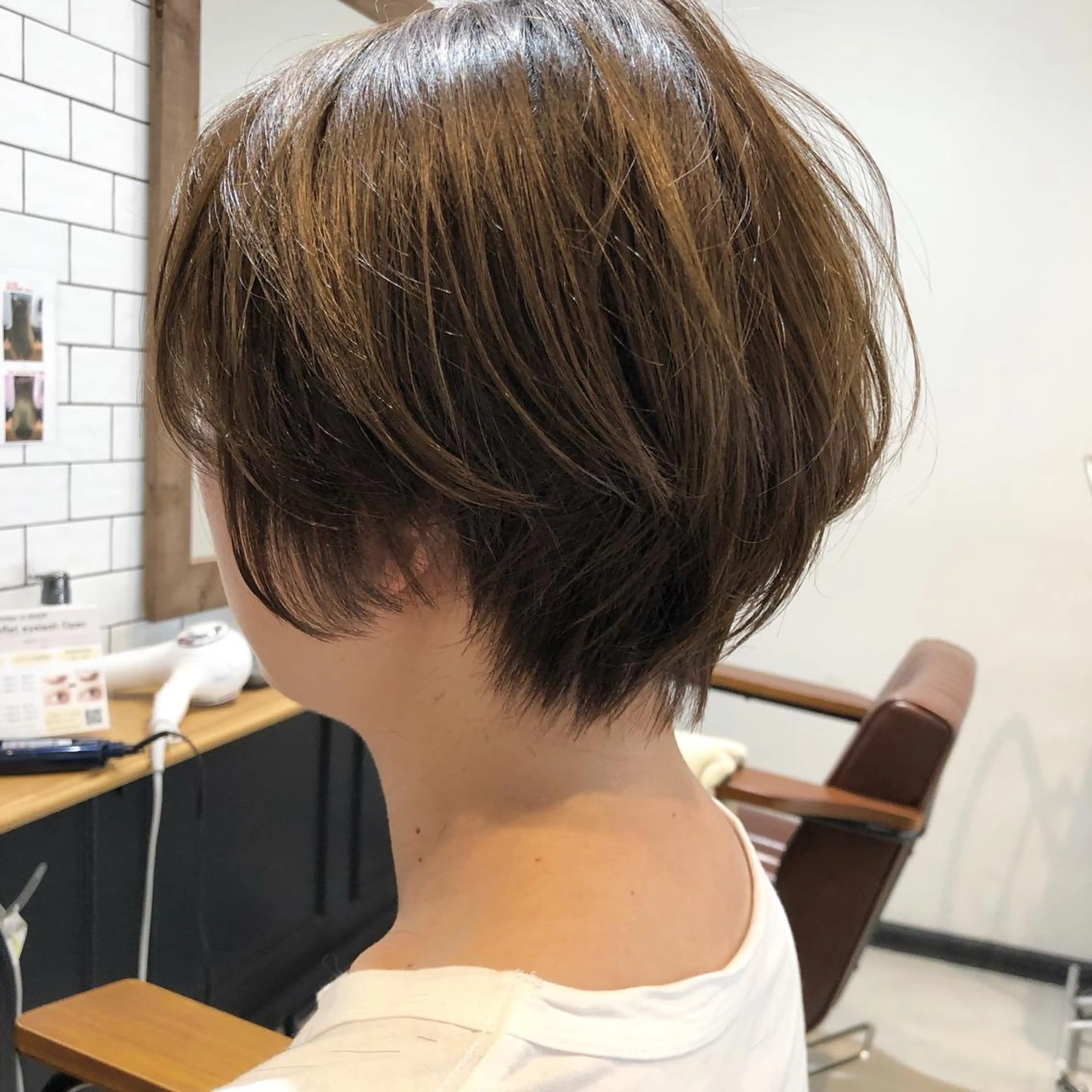ショート カラー カット ヘアカラー トリートメント 【ショート特化】 森本　祐太のヘアスタイル