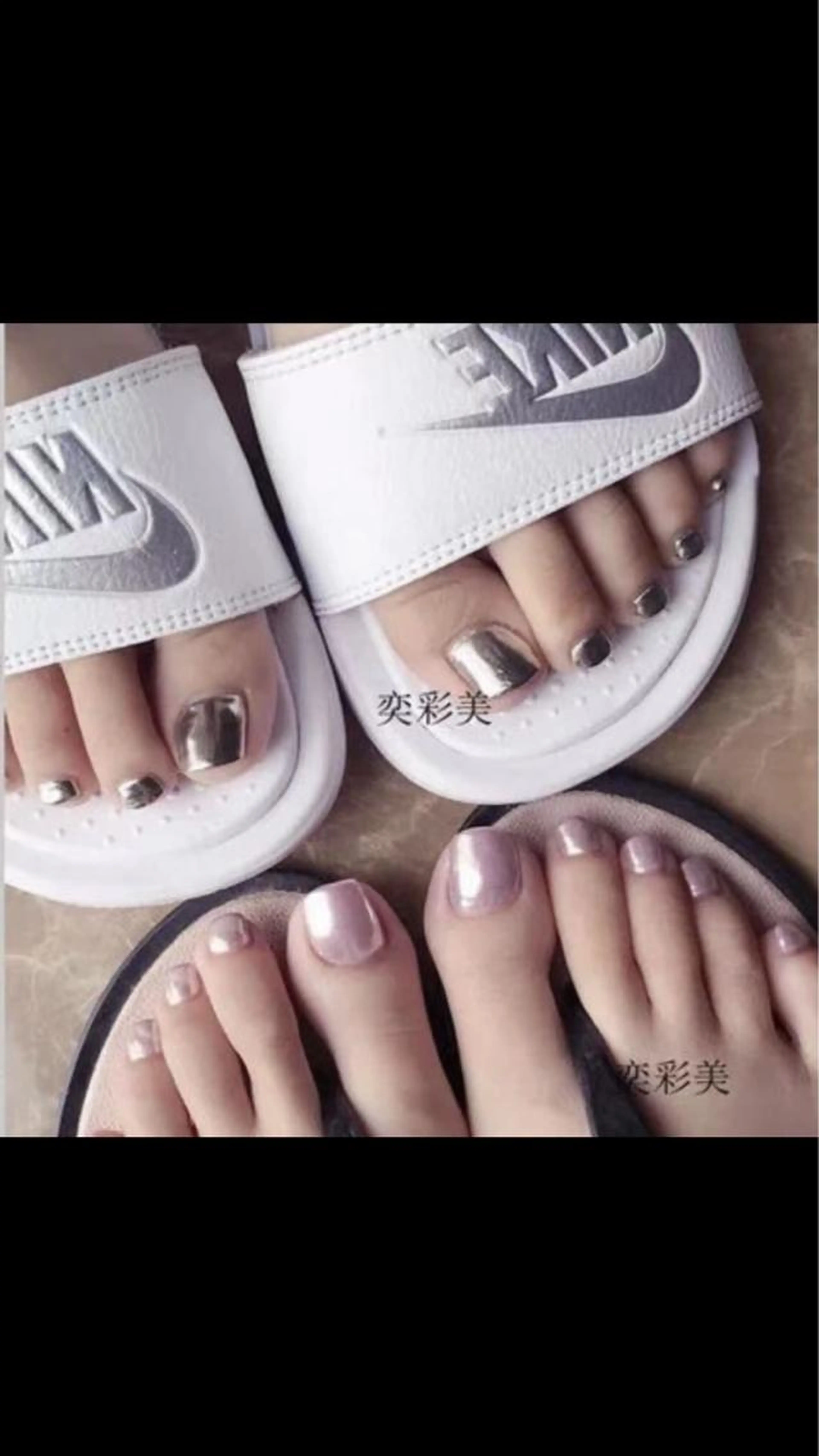 （フット）ワンカラー/ラメグラの写真