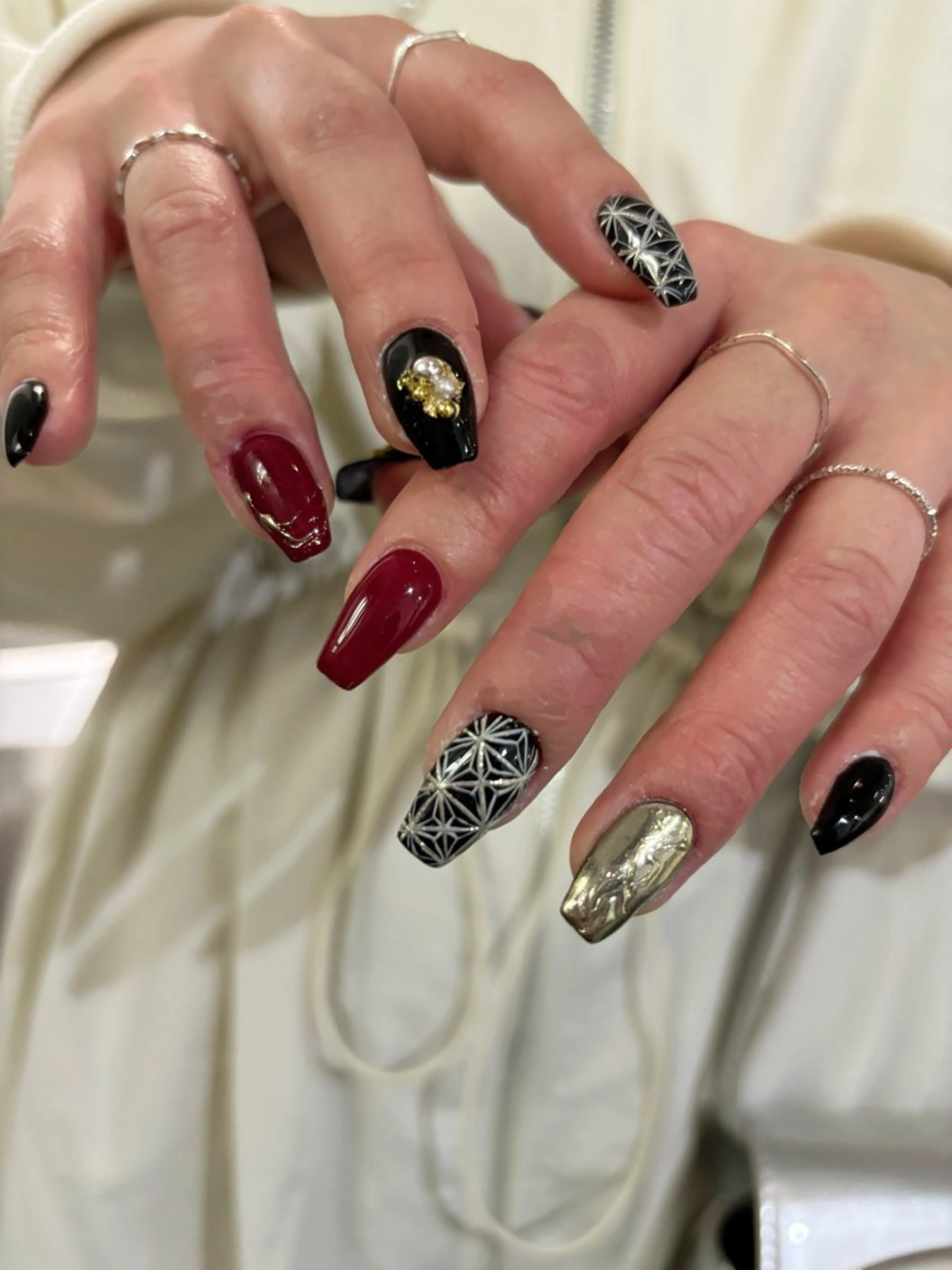 ネイル joieange 難波店 藤谷ルディアのネイルデザイン