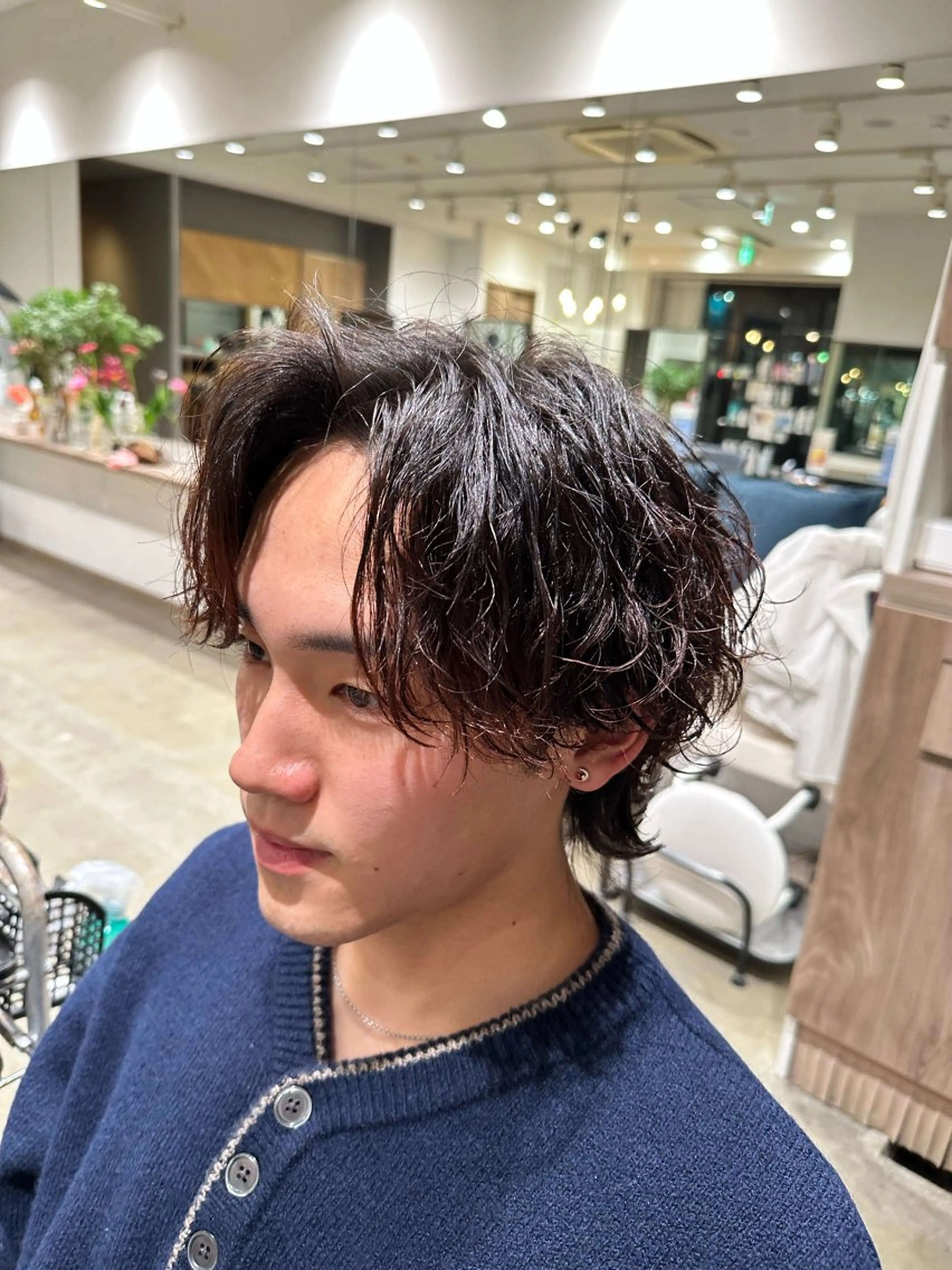 カット＋ツイストスパイラルパーマ(メンズのみ)の写真