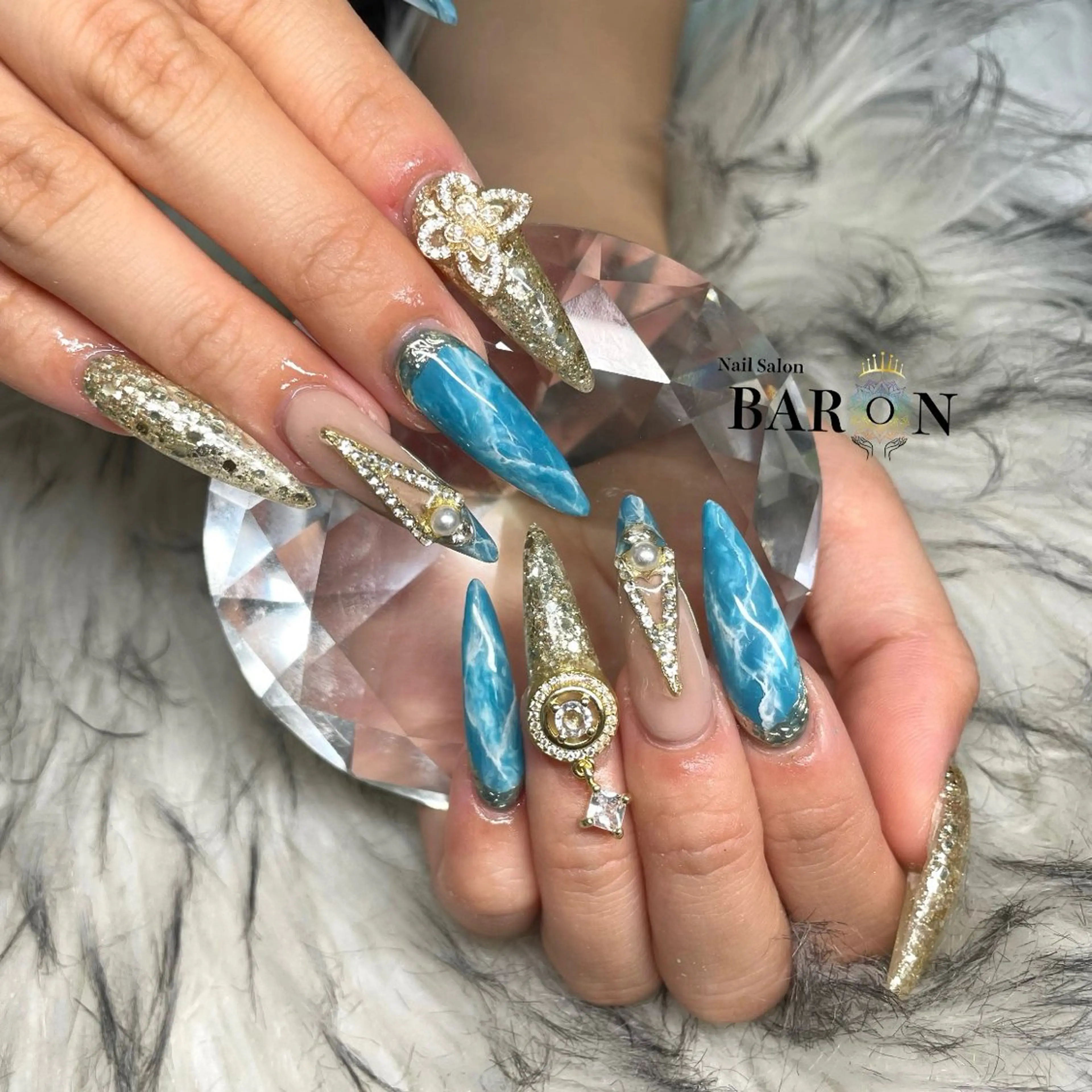 ネイル ハンドネイル ♛︎BARON♛︎ RIKAのネイルデザイン