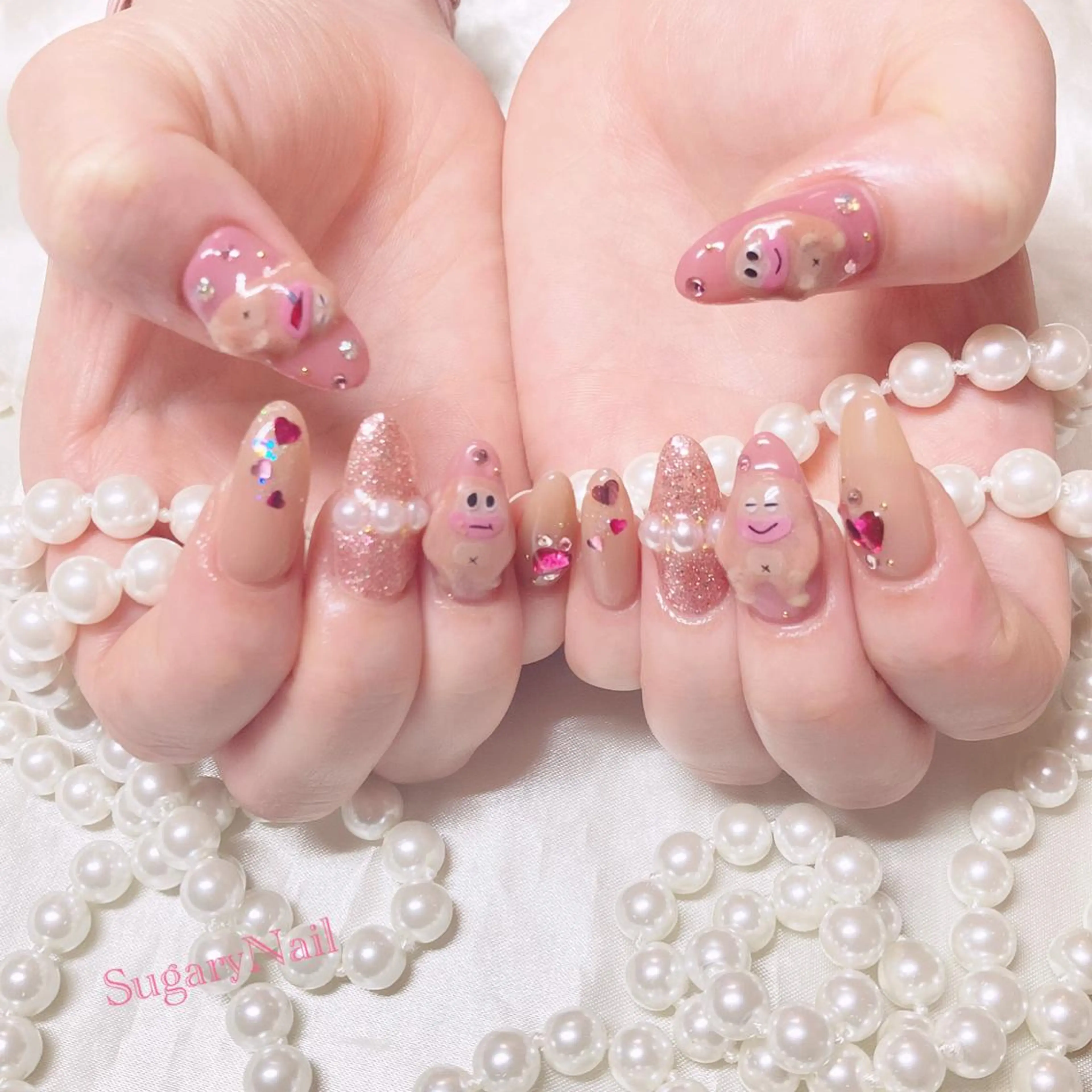 ネイル ハンドネイル フットネイル SugaryNail Rinaのネイルデザイン