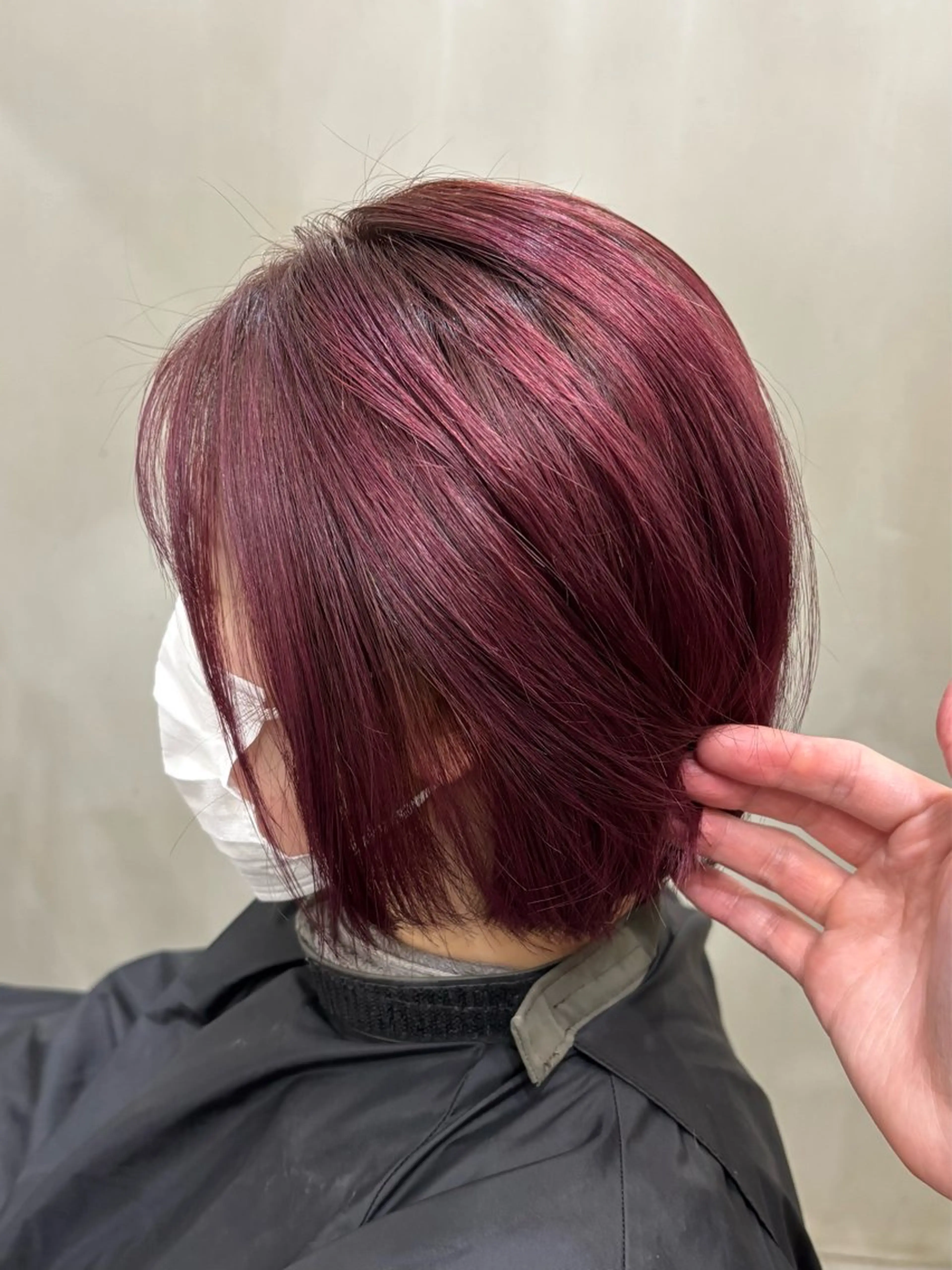 ショート カラー レッドカラー ヘアカラー 中園康 /カラー/ブリーチのヘアスタイル