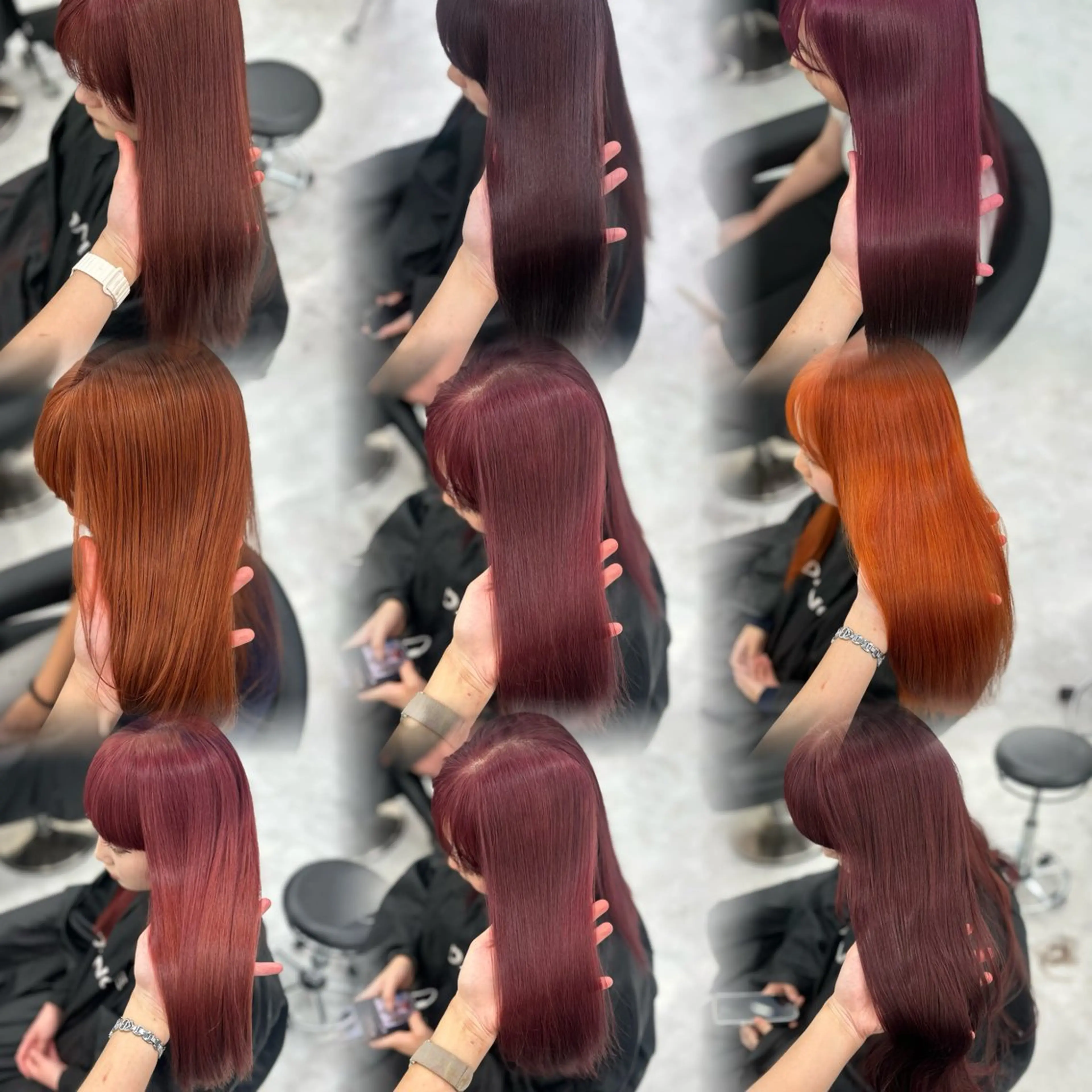 ロング ヘアカラー トリートメント 🥀艶髪/似合わせ 暖色/まな🥀のヘアスタイル