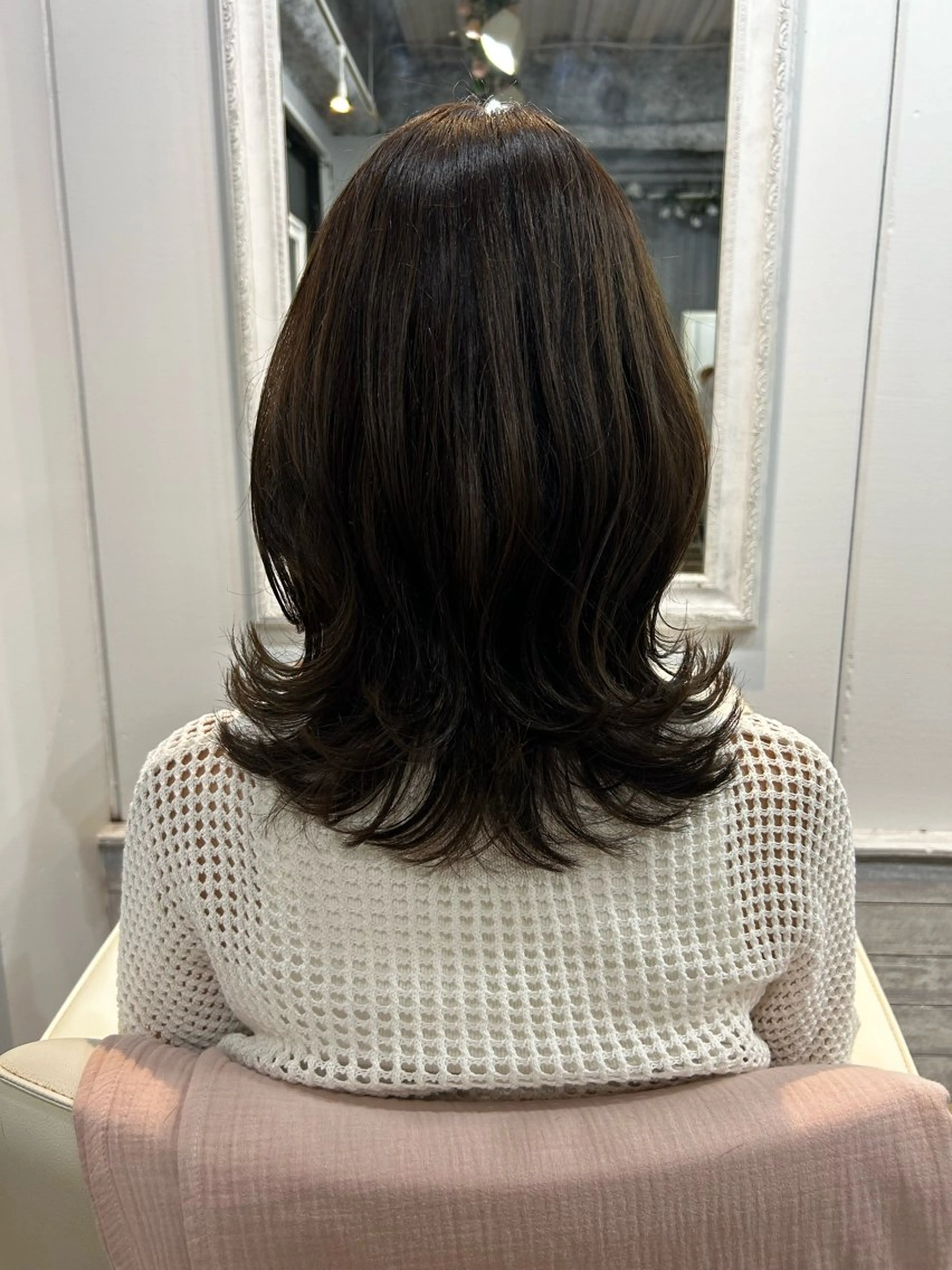 ミディアム ショートヘア/ボブ/ レイヤー/佐藤　葵のヘアスタイル