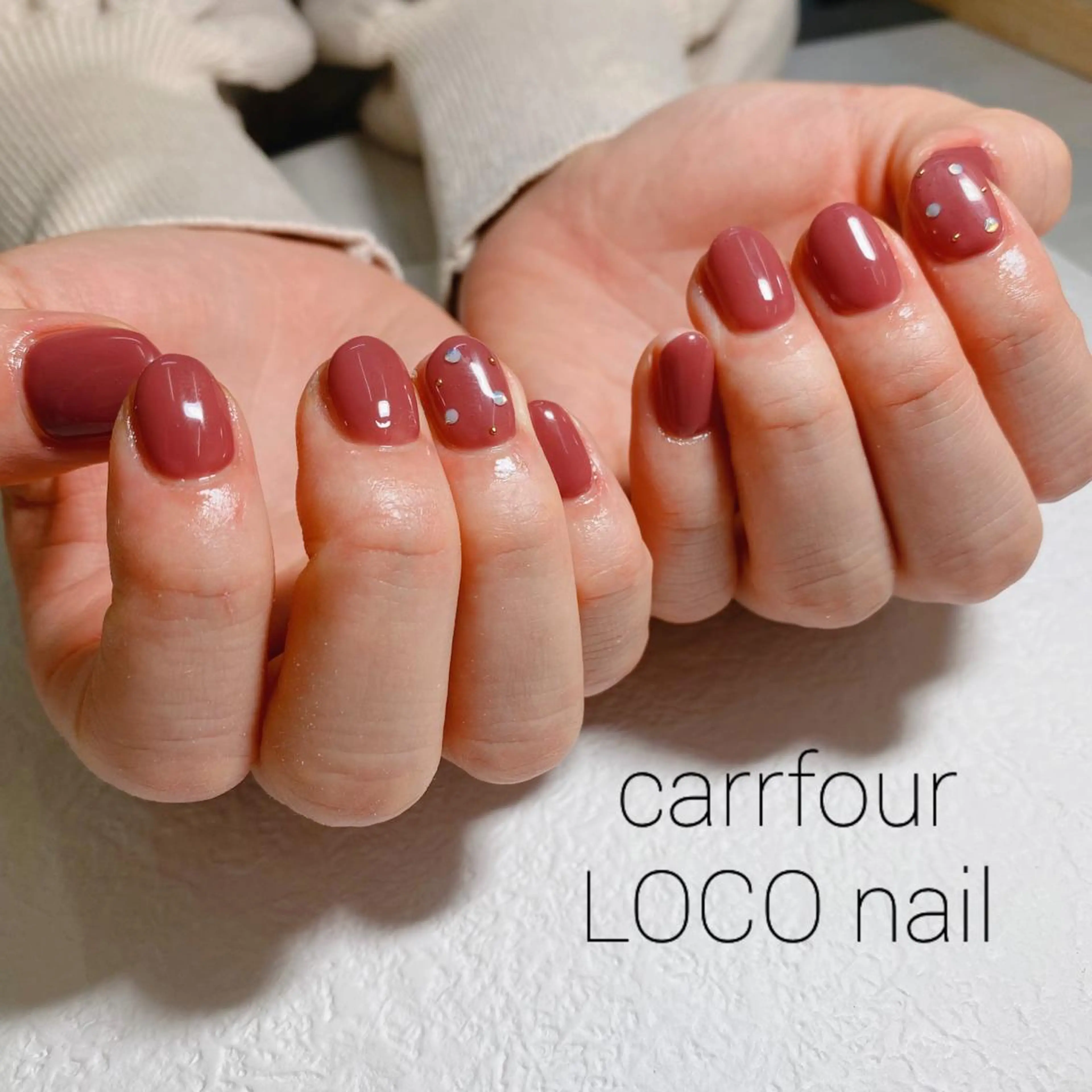 ネイル シンプルネイル 中村 麻衣のネイルデザイン