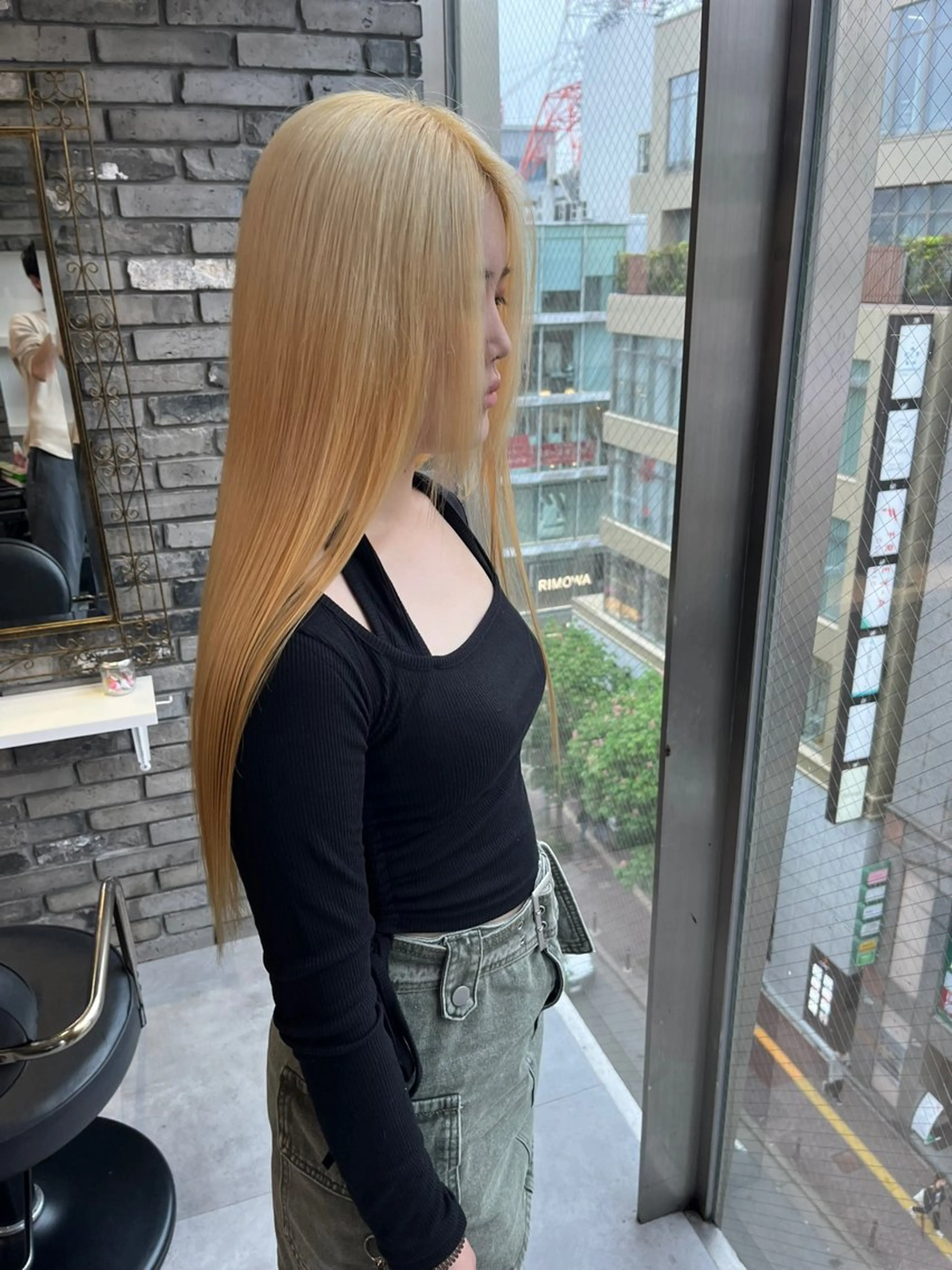 ロング カラー 平尾/高宮/艶カラー /ハイライト/綜一郎のヘアスタイル