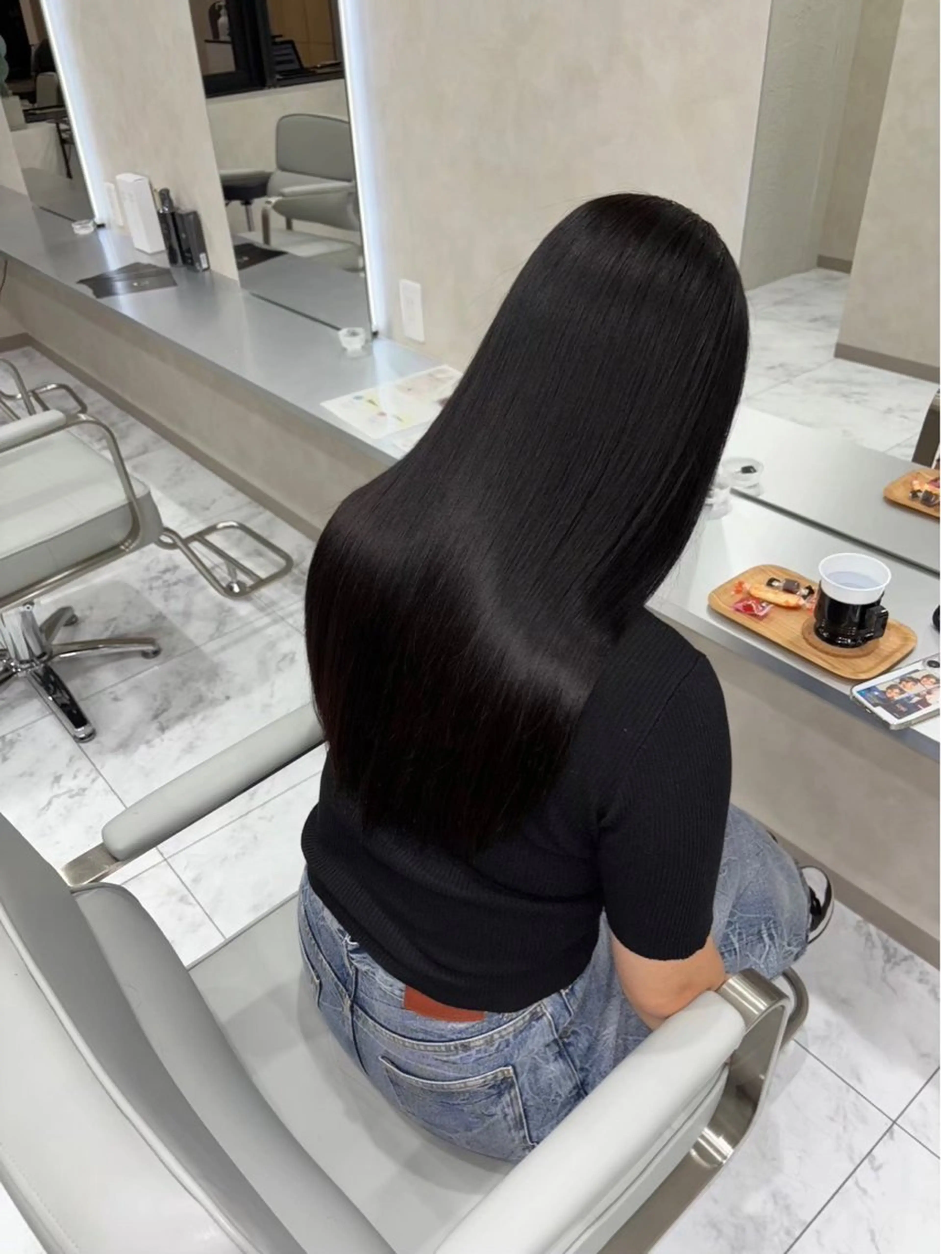 【ご予約殺到中】髪質改善ストレート＋カットの写真