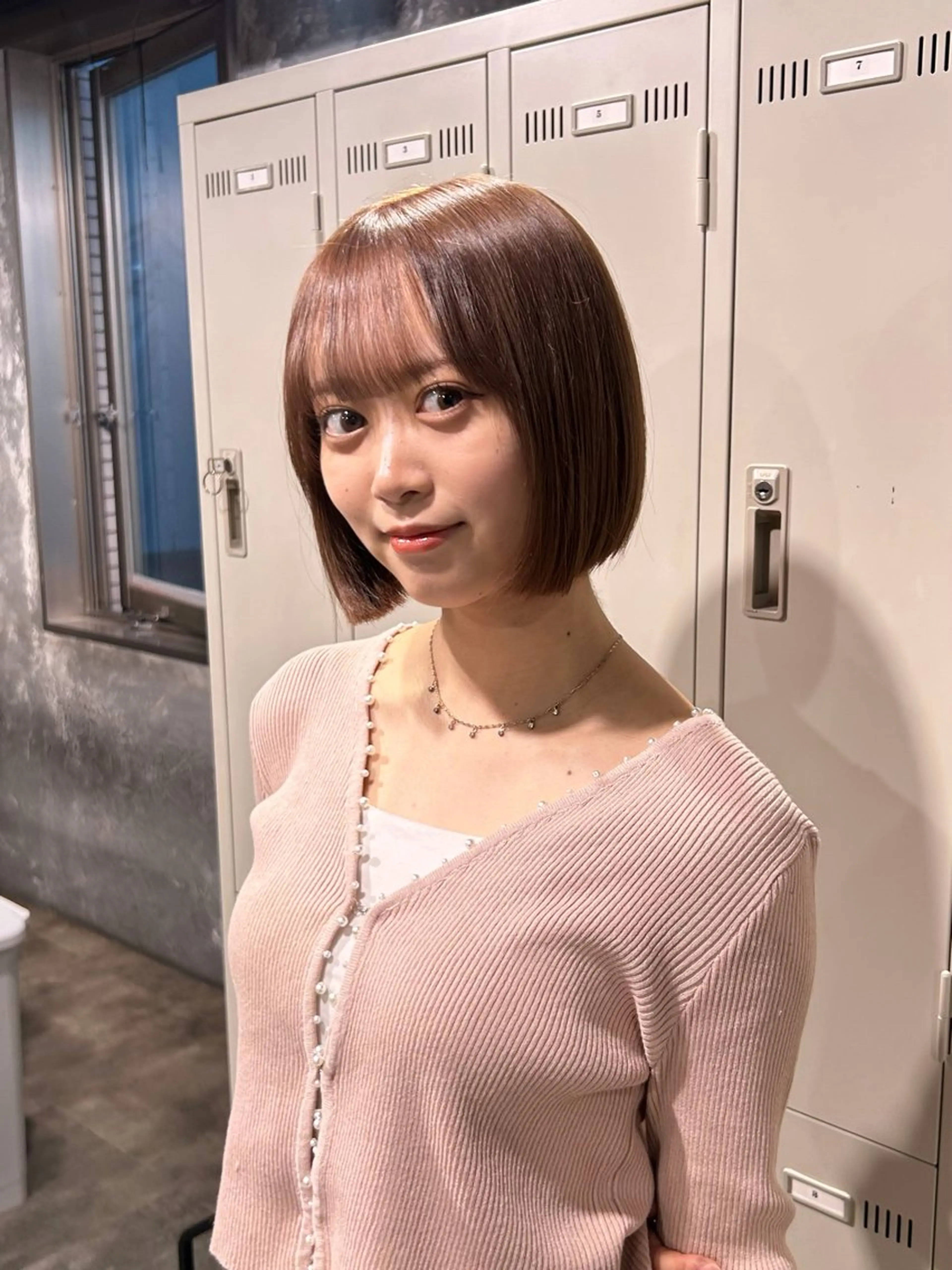 ショート カラー ボブ 縮毛矯正 【縮毛矯正ブリーチ】 MANATO🌈のヘアスタイル