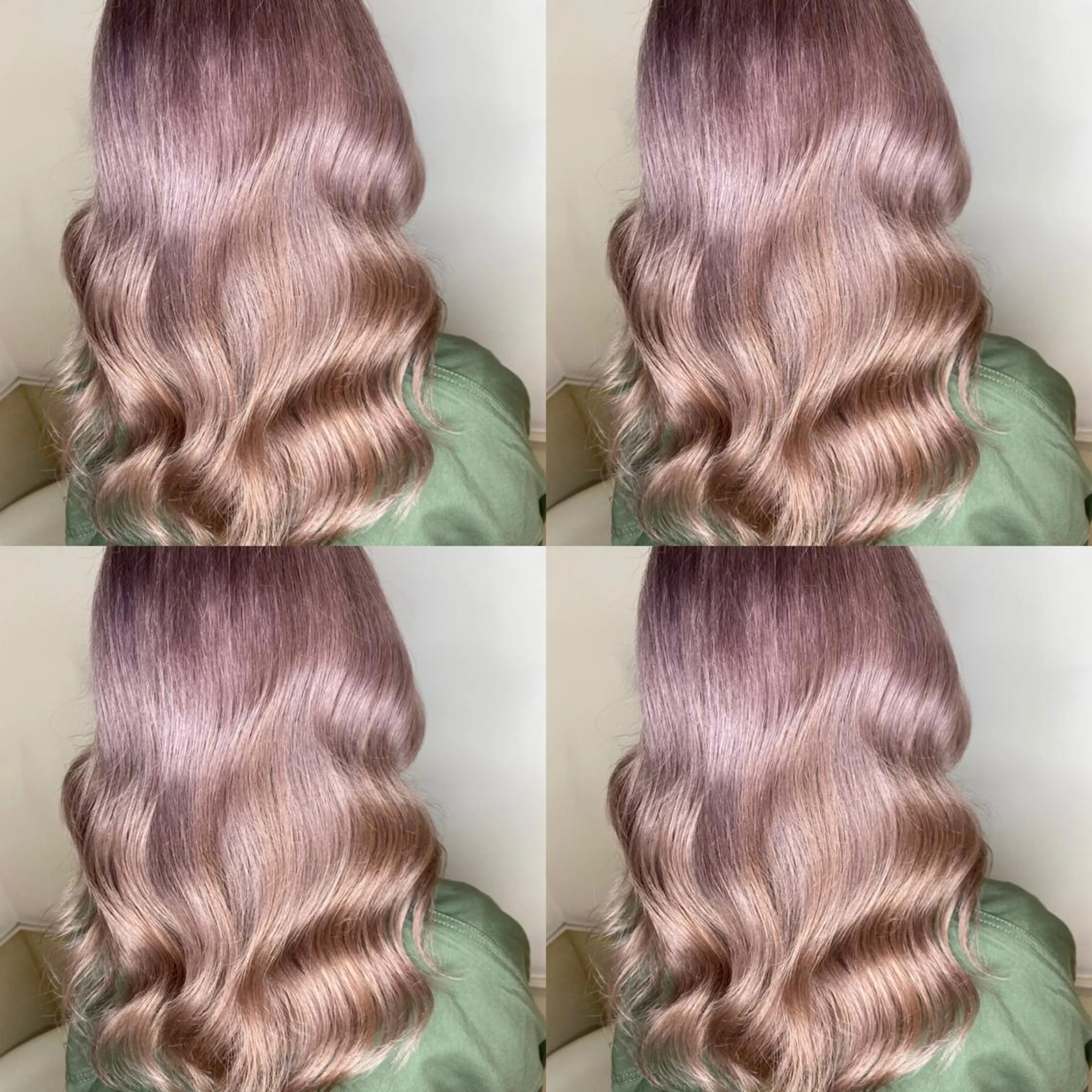 カラー ブリーチ グラデーションカラー ラベンダーカラー ご予約 宜しくお願いします！のヘアスタイル