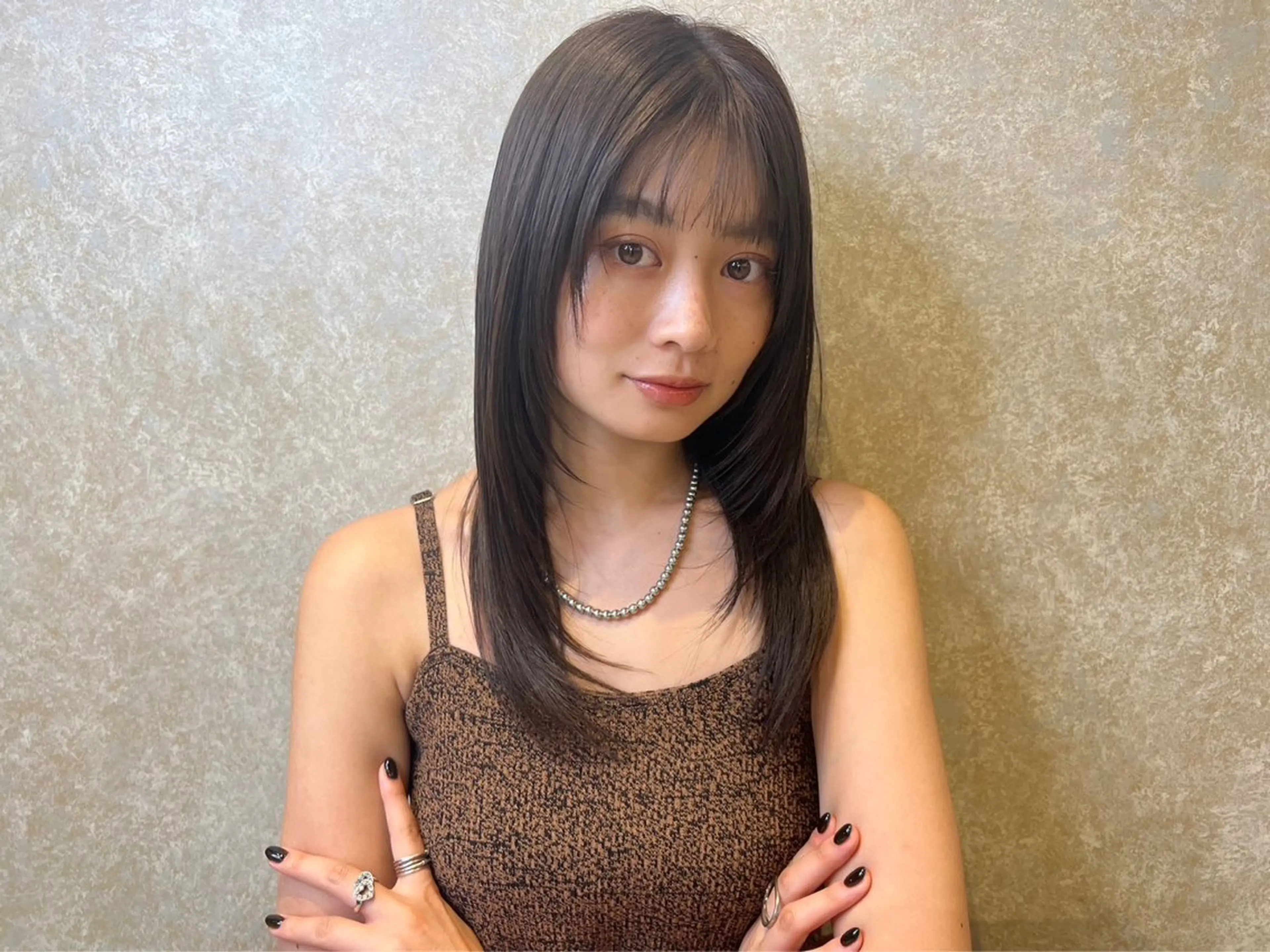 【黒髪卒業式】🌷«ブリーチなし»ダブルカラー🌷学生限定10%off!!の写真