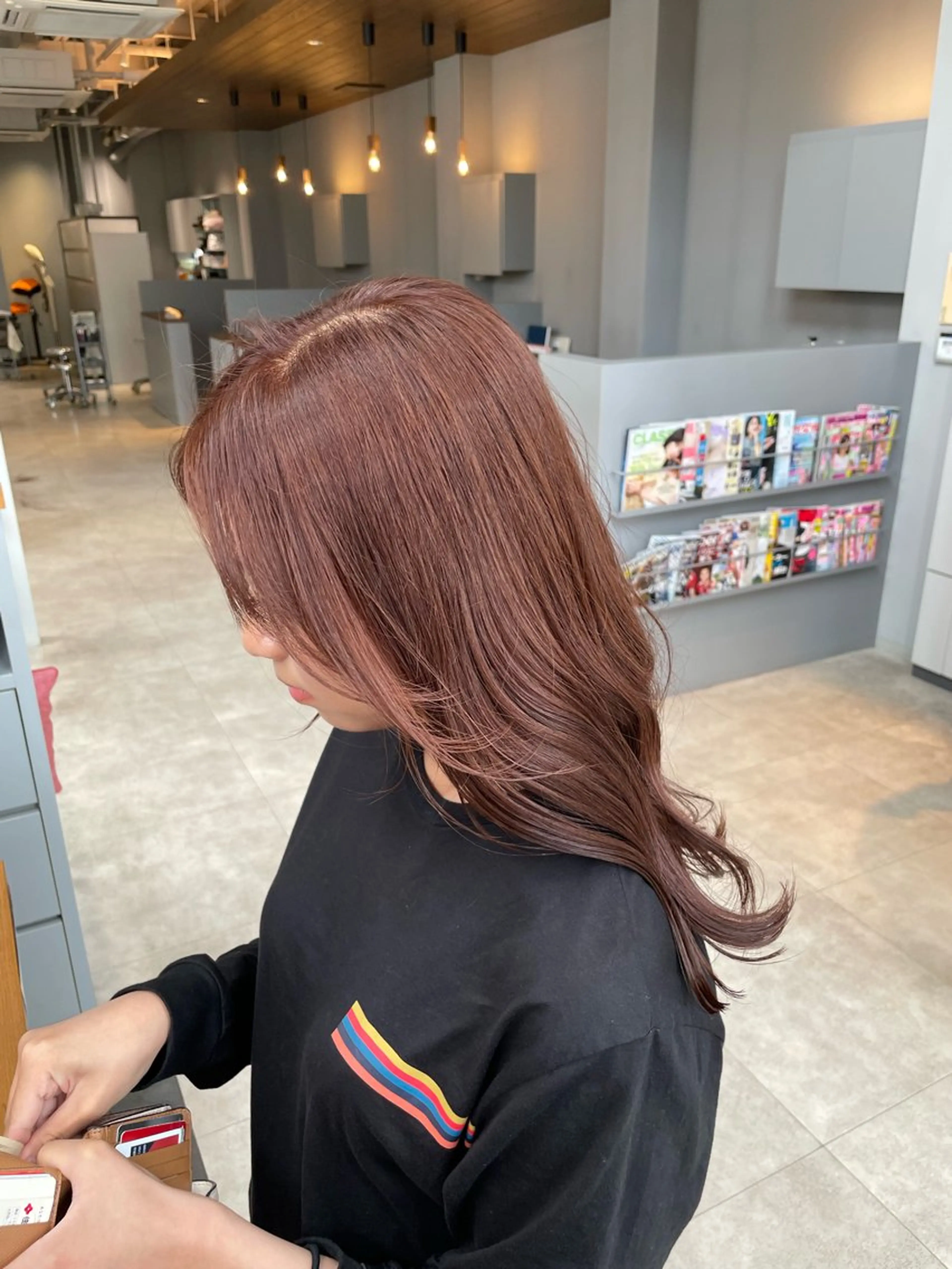 カット＋ブリーチなしダブルカラー+Aujuaトリートメント🌈の写真