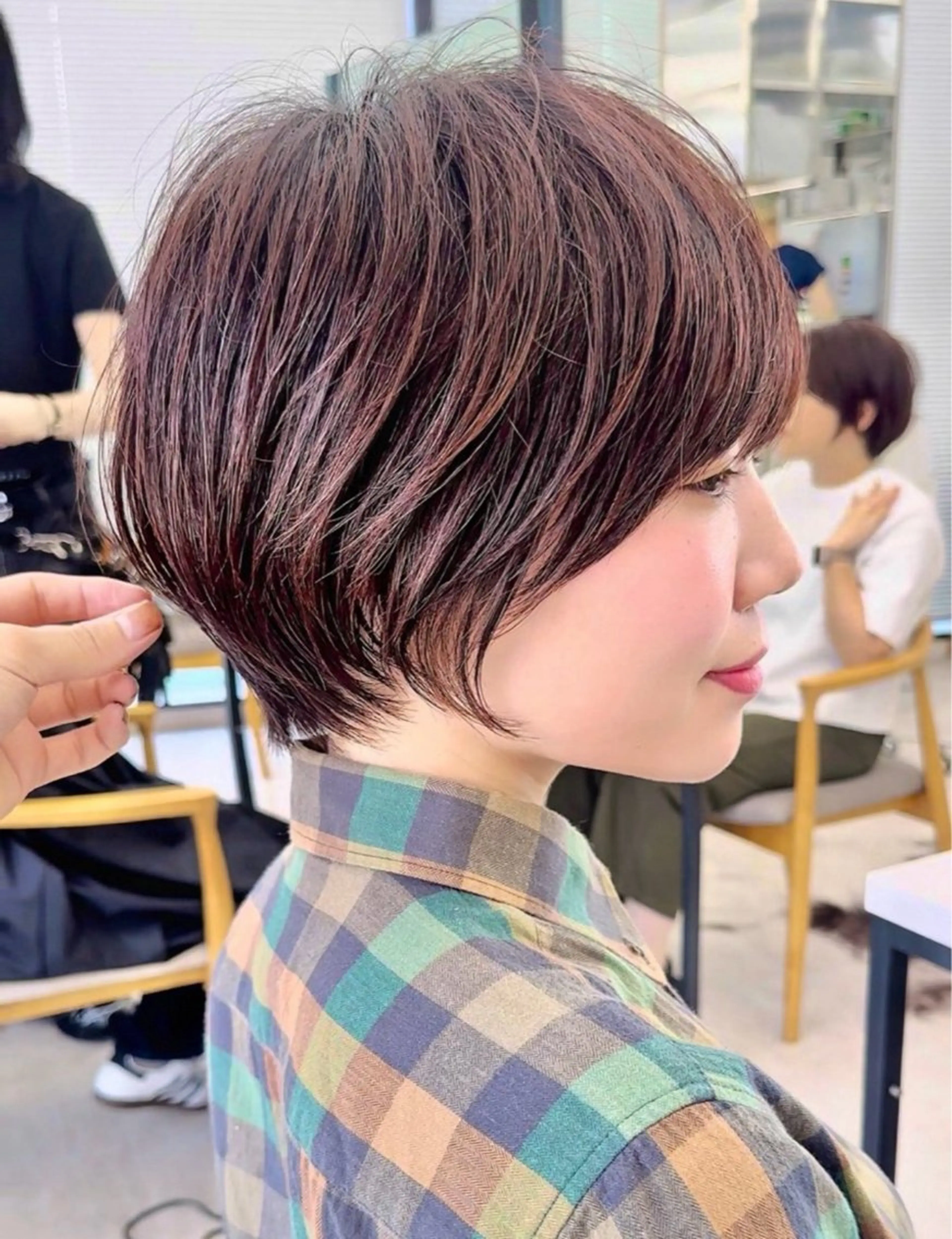 ショート 心斎橋/似合わせ カット/ヘアセットのヘアスタイル