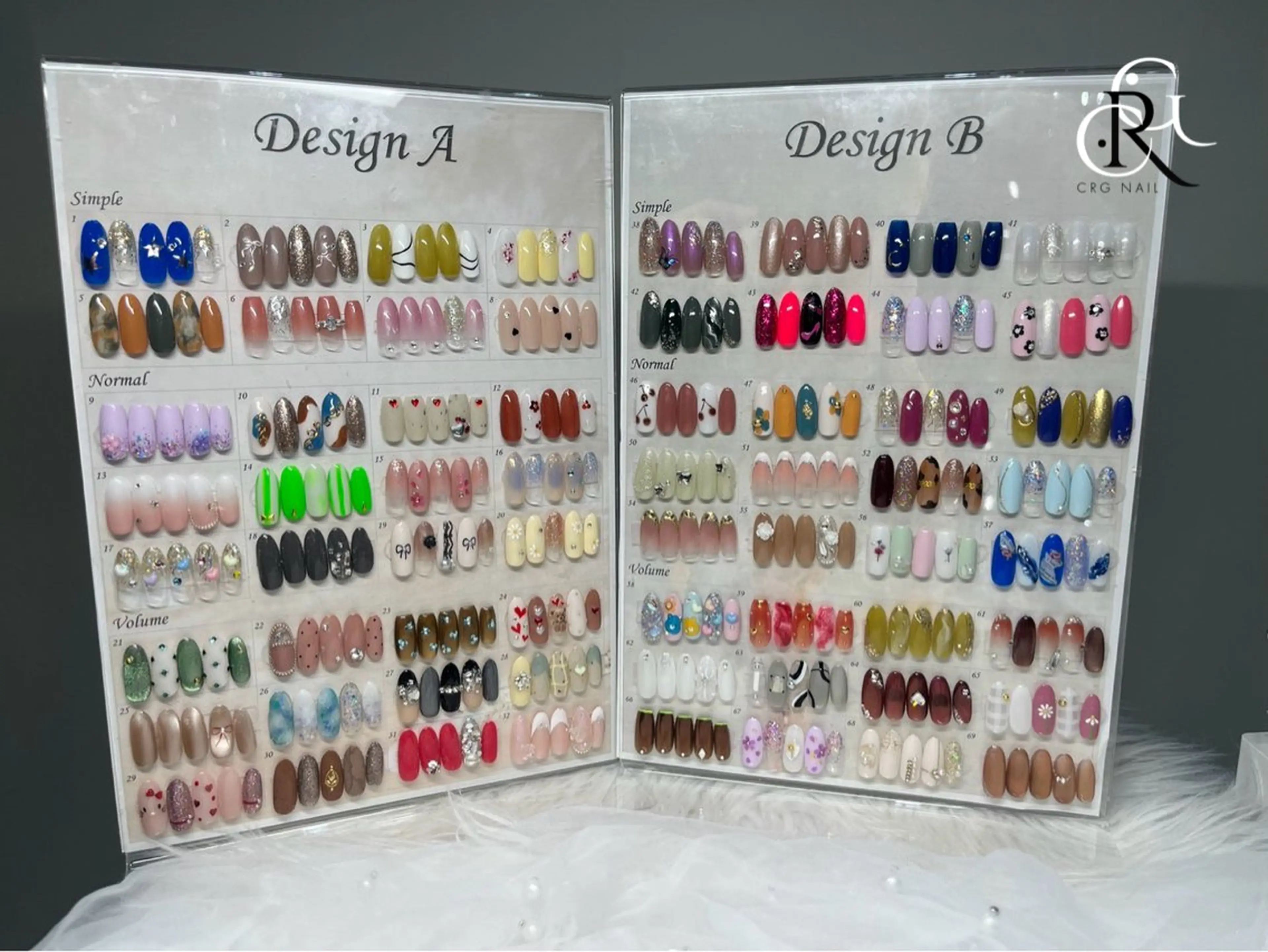 ミディアム ハンドネイル CRGNAIL RENAのネイルデザイン