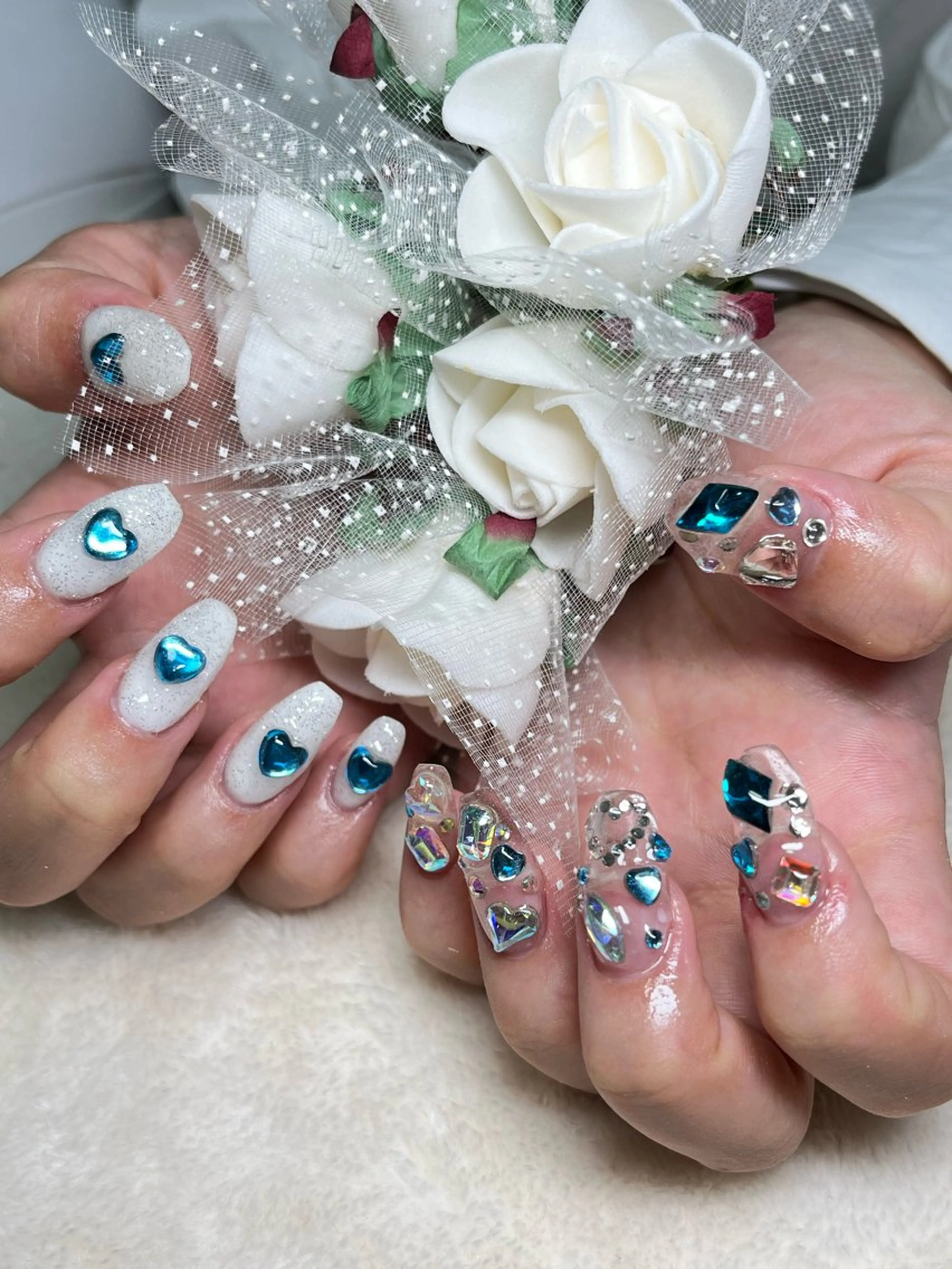 長さだし無し❤️ハードジェルネイル❤️画像持ち込み❤️チップパーツ2個まで込❤️割れてる爪は長さだしで調節します👍の写真