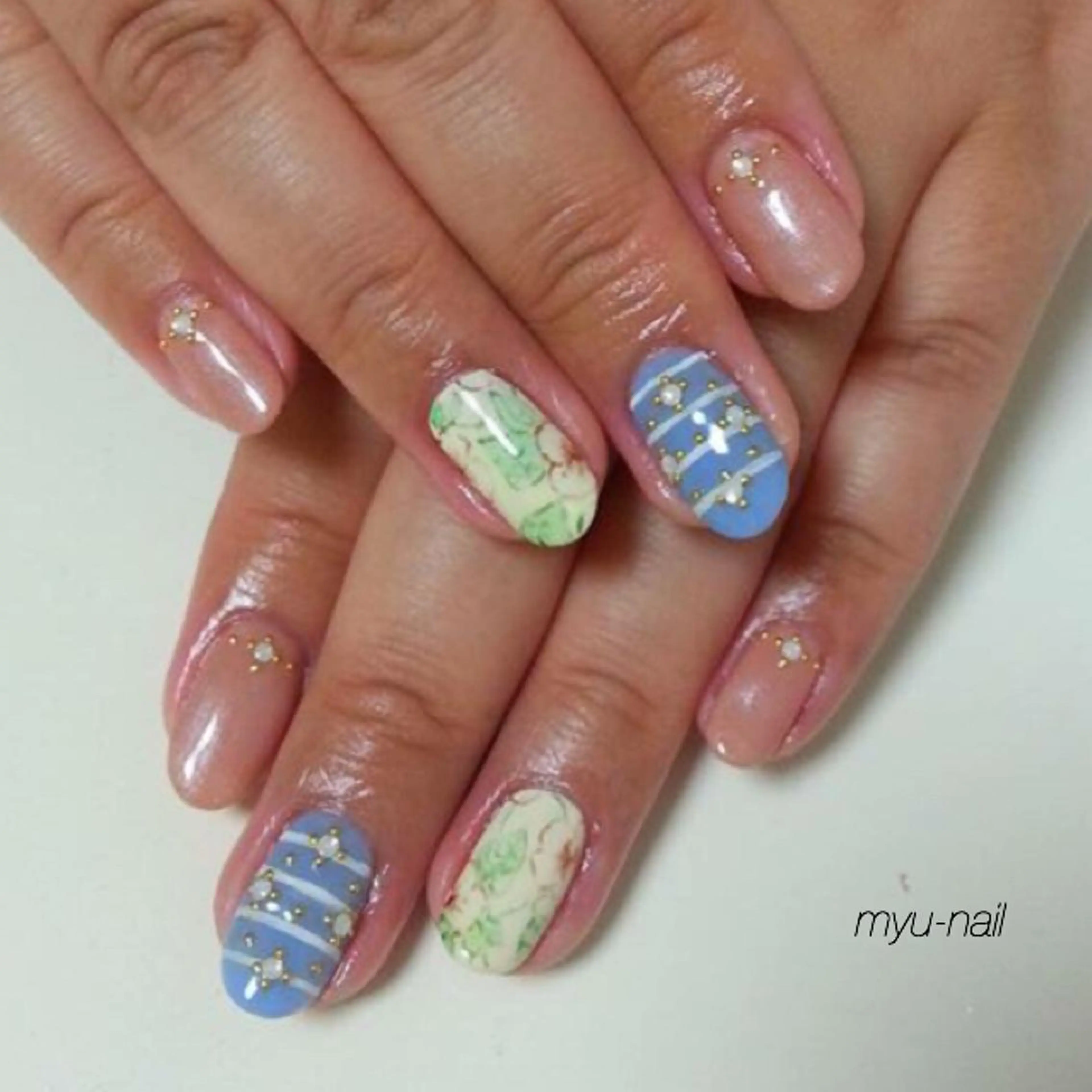 ネイル アートネイル ホームサロン myu-nailのネイルデザイン