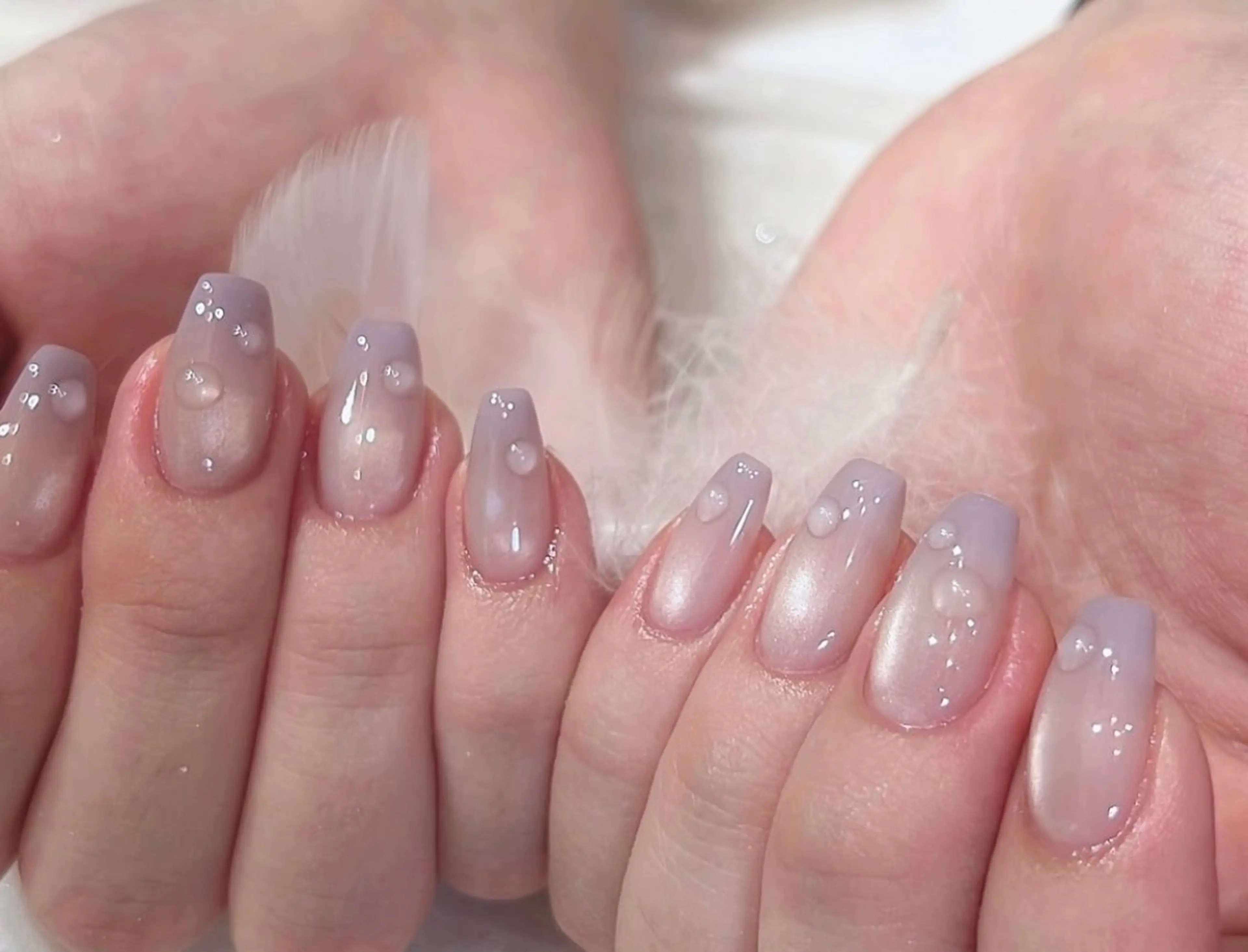 ネイル シンプルネイル ハンドネイル JISOO ANA.CHUOのネイルデザイン