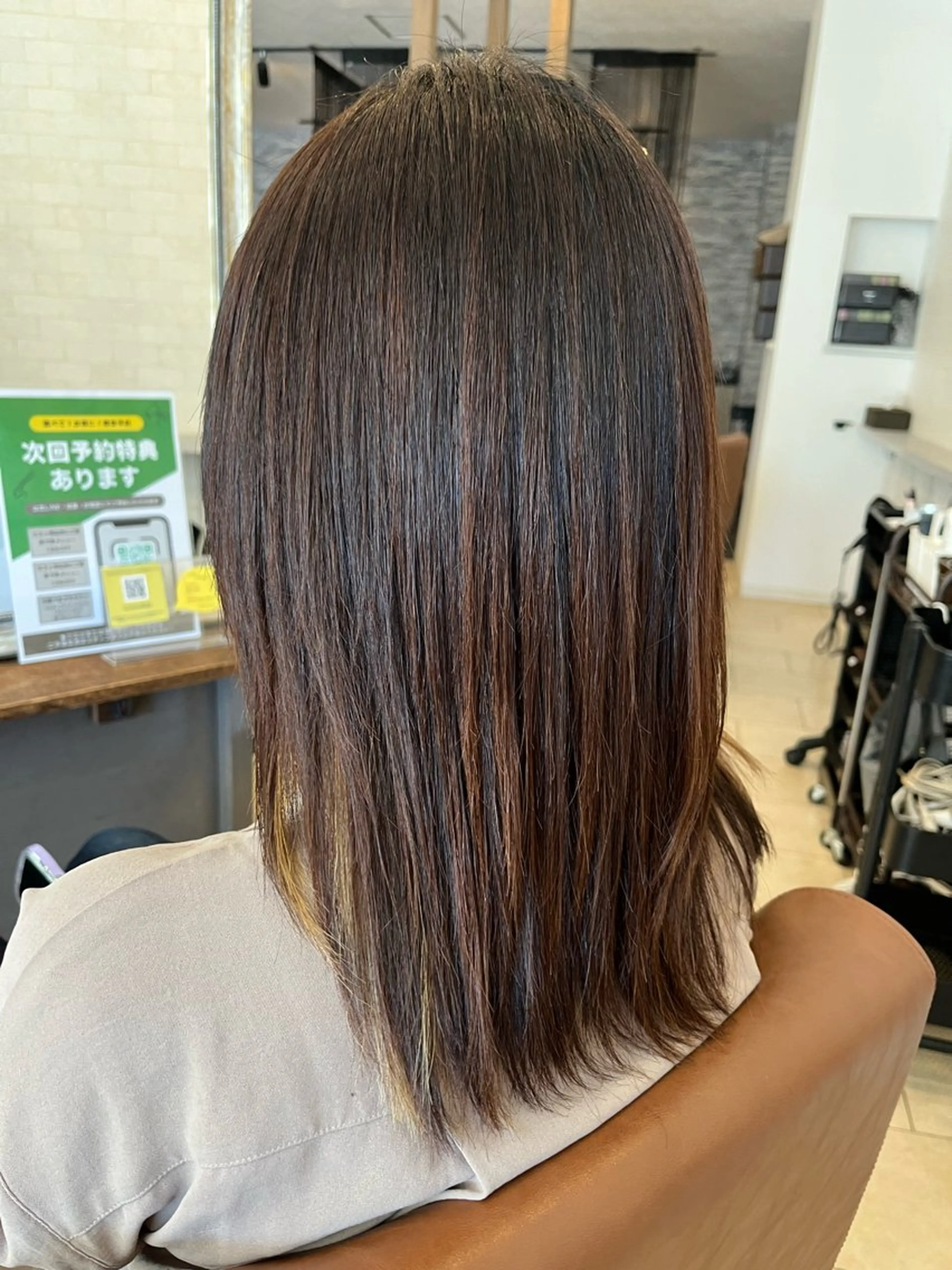 セミロング Cuthie 泉川のヘアスタイル