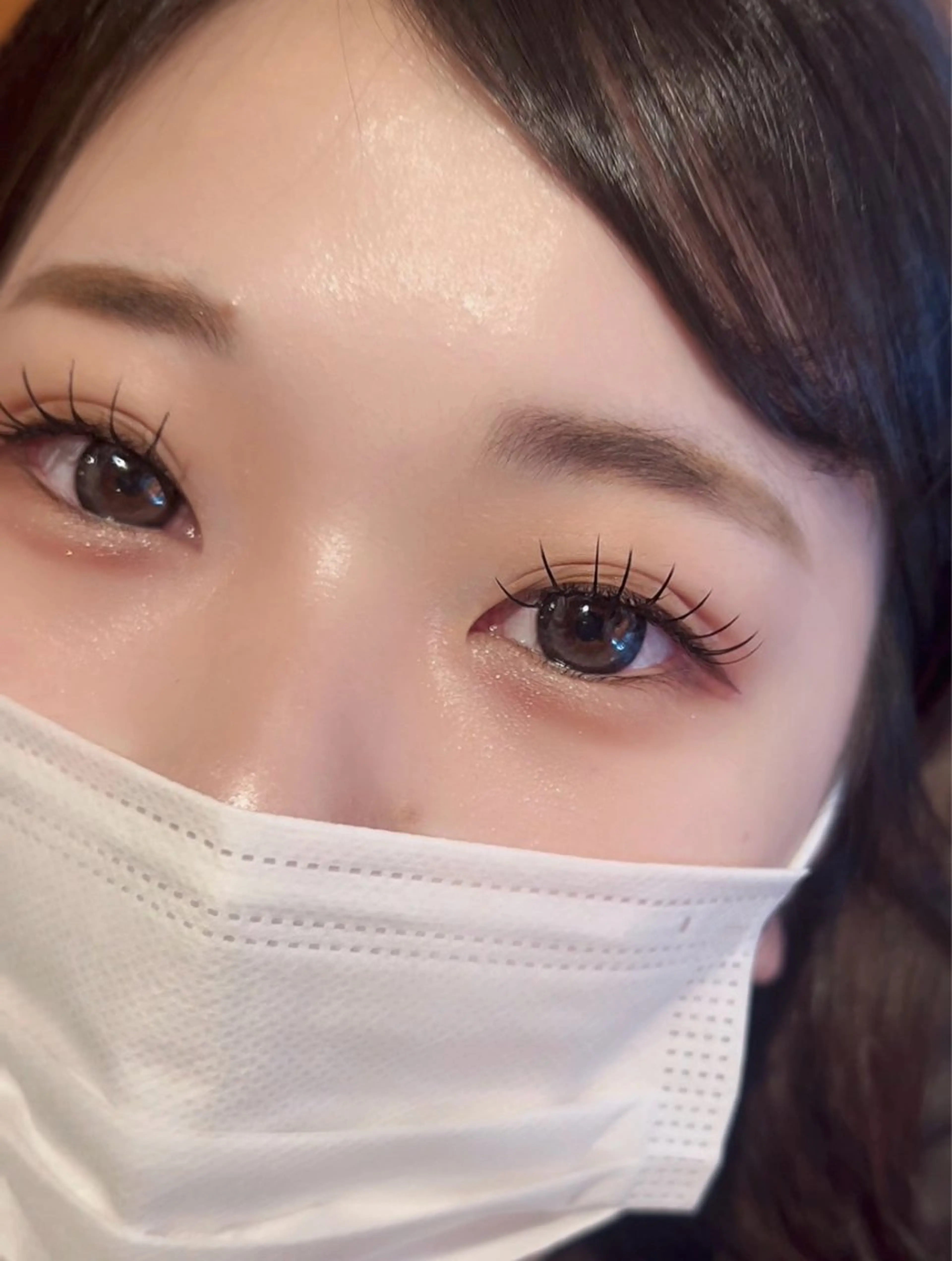 🎀上下まつげエクステ【上120p/下30p】持ち◎、自然さ◎フラットマットラッシュ 束感コーティング付き🎀限定価格の写真