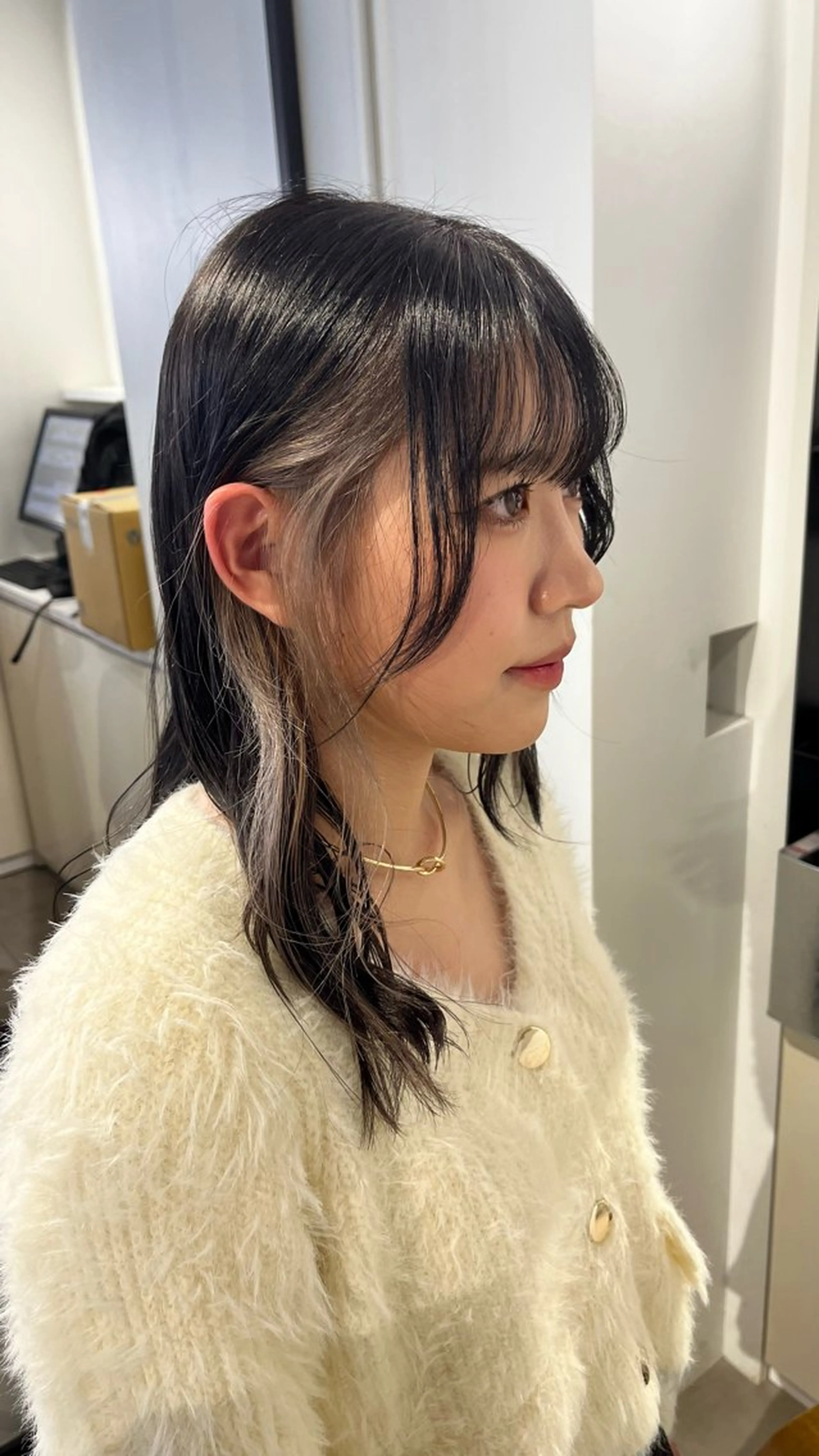 ロング カラー メンズパーマ/ メッシュ📍ﾕﾘのヘアスタイル