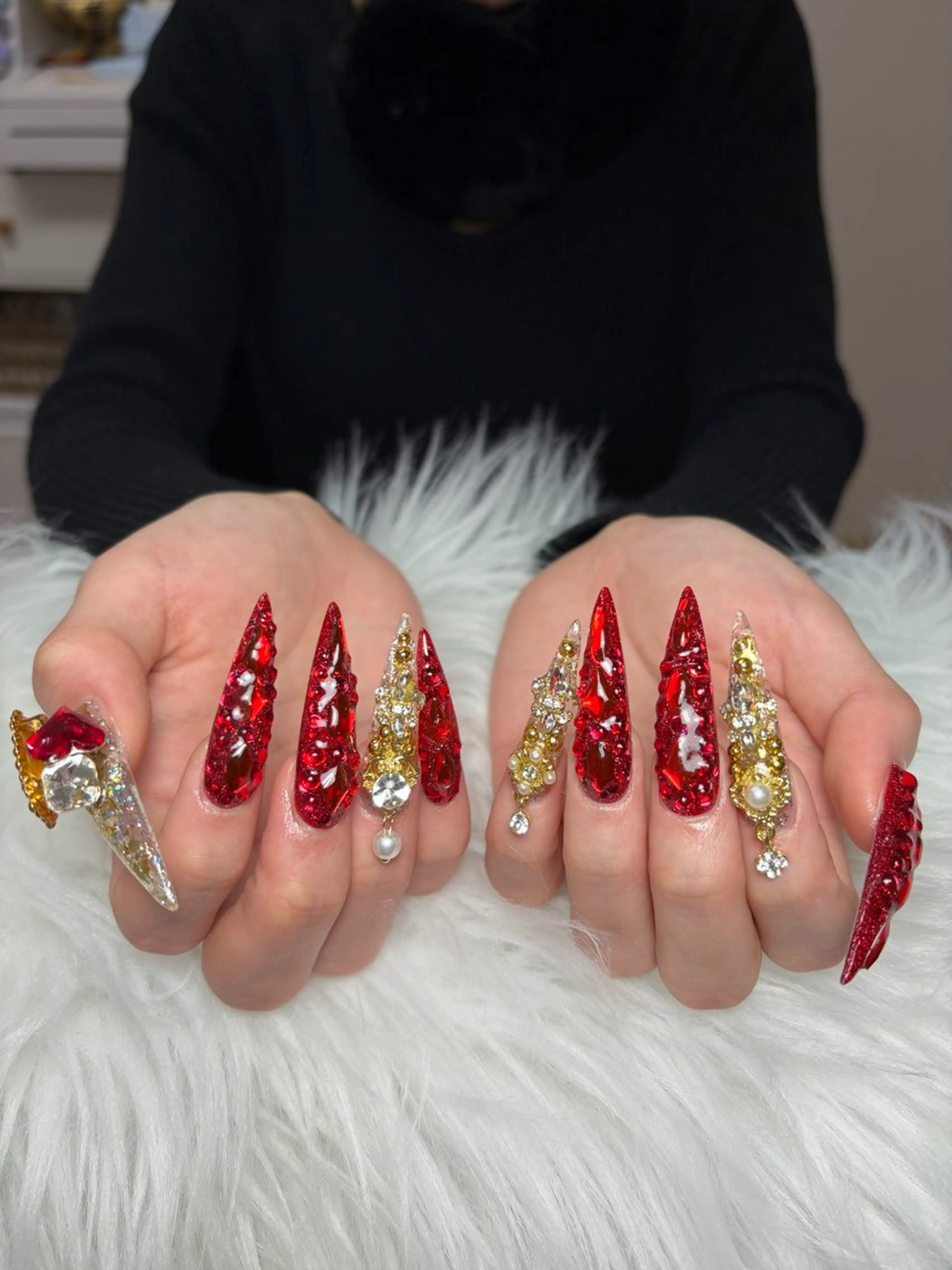 ネイル アートネイル 長さ出し ジェルネイル マグネットネイル ニュアンスネイル ハンドネイル Cloudy Chan Nailのネイルデザイン